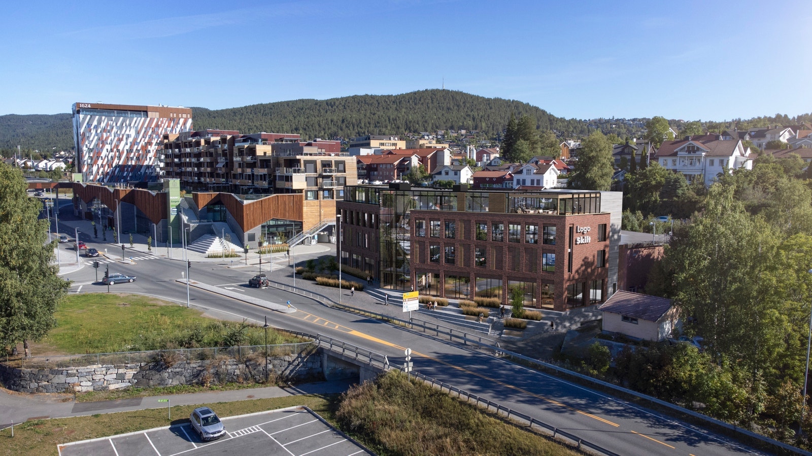 Nytt næringsbygg med sentral beliggenhet i Kongsberg Galleribilde