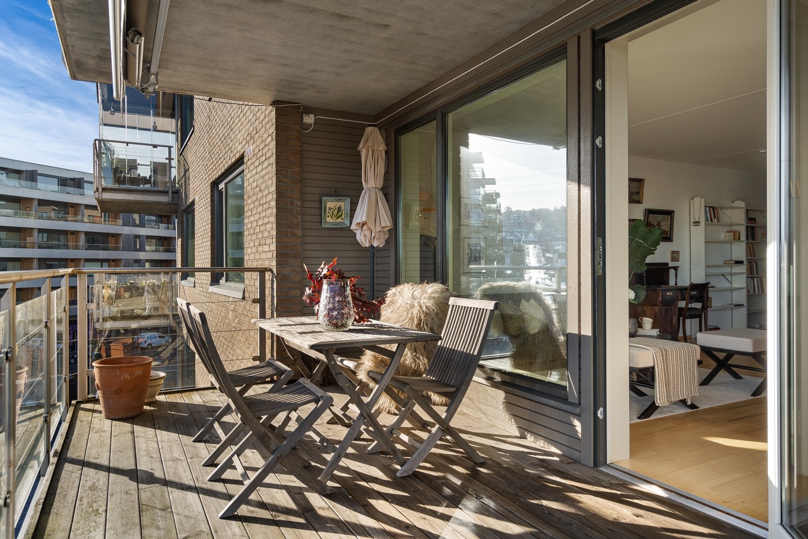 Stor balkong Galleribilde