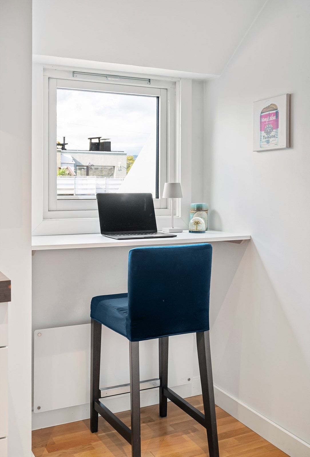 Smart løsning for hjemmekontor. Galleribilde