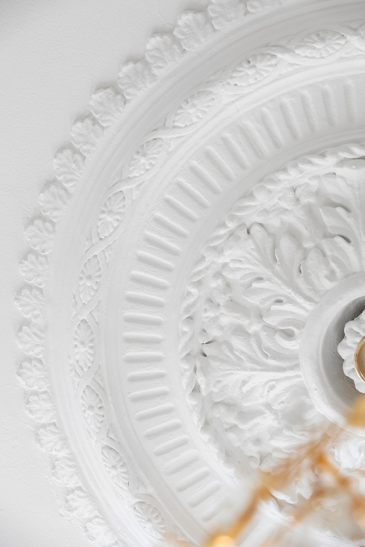 Lekker takstukkatur i stuen. Galleribilde