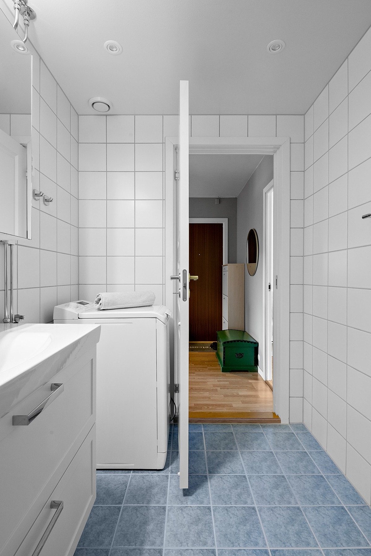 Badet har opplegg for vaskemaskin Galleribilde