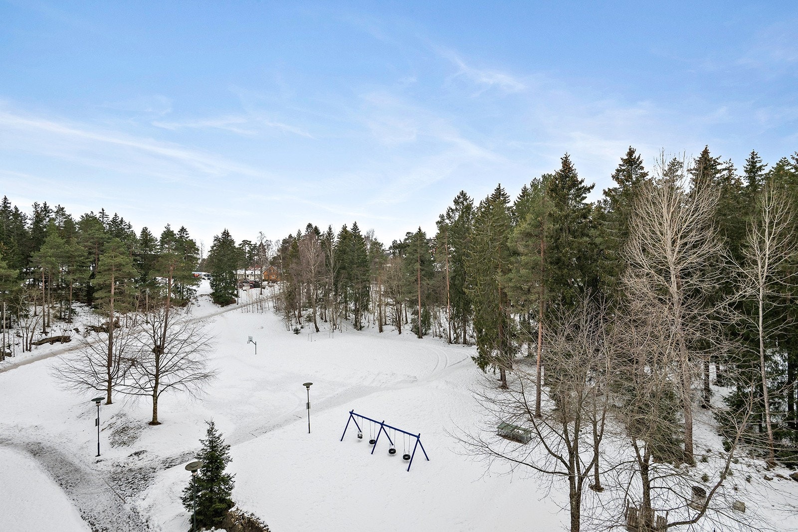 Utsikt fra balkongen Galleribilde