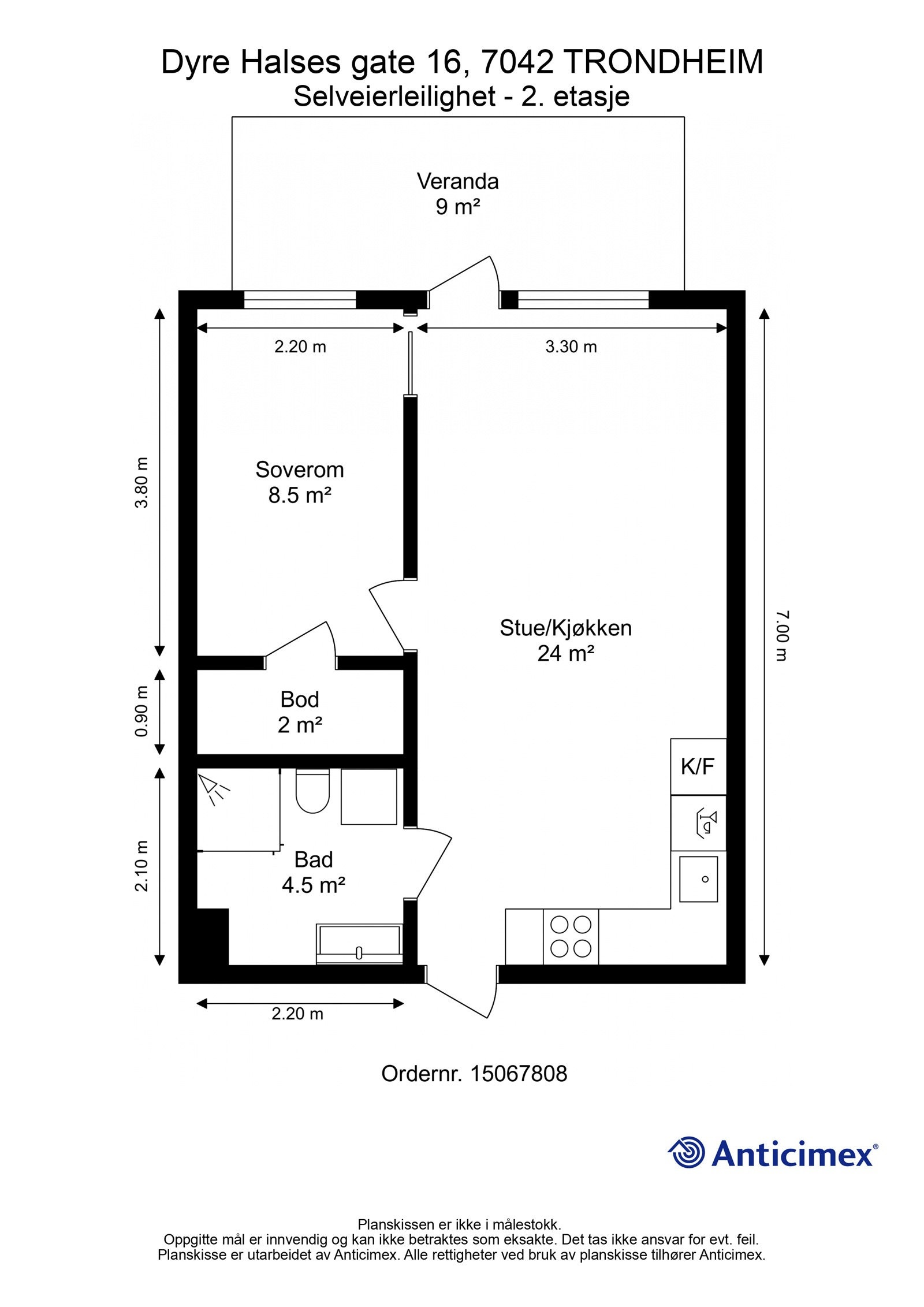Plantegning Galleribilde