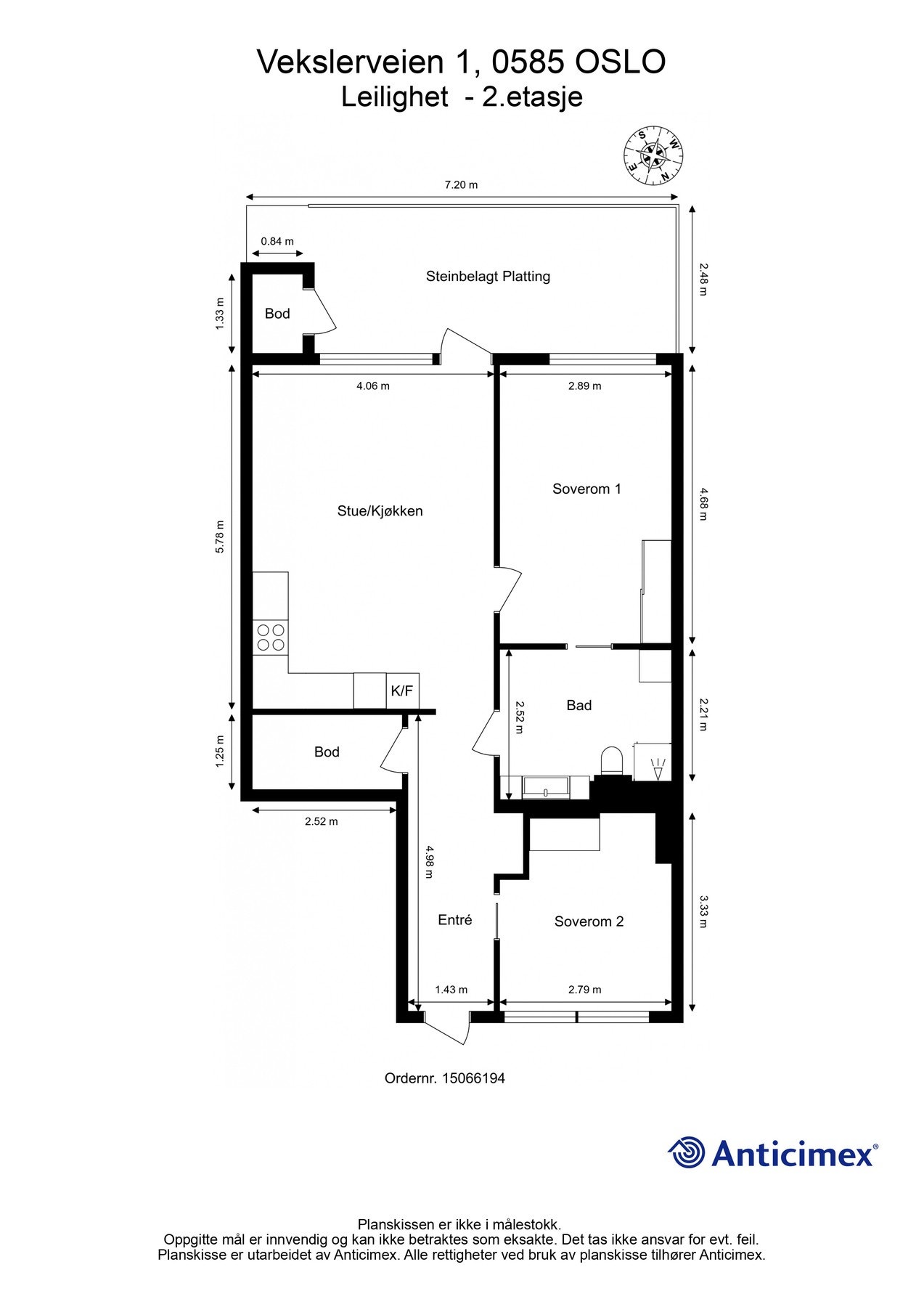 Plantegning Galleribilde