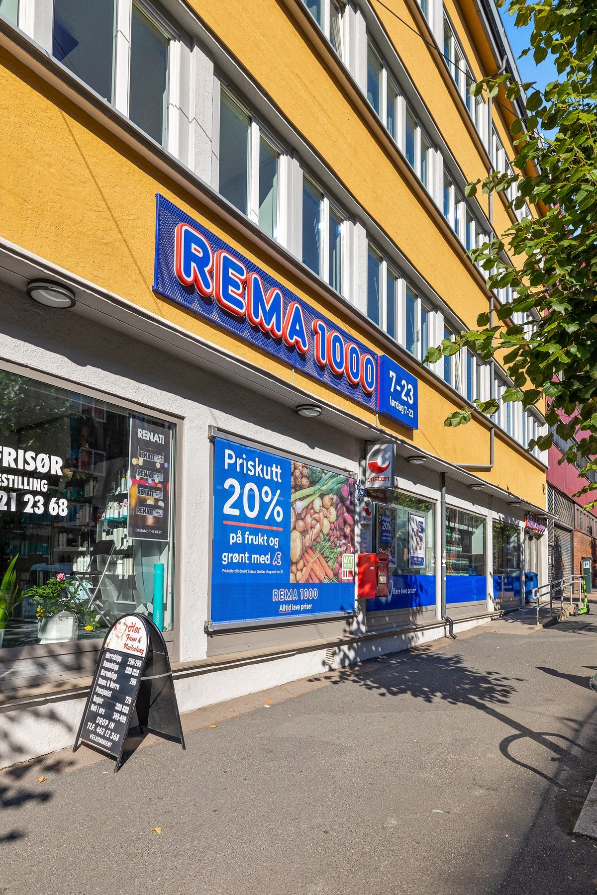 Det samme gjør Rema 1000. Galleribilde