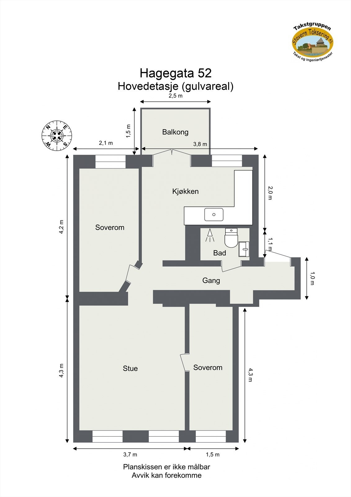 Plantegning Galleribilde