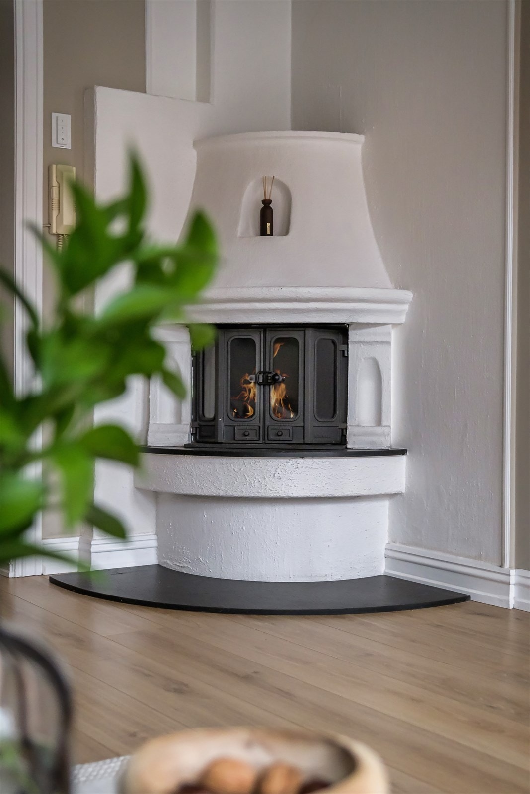 Lekker peis som varmer godt. Galleribilde