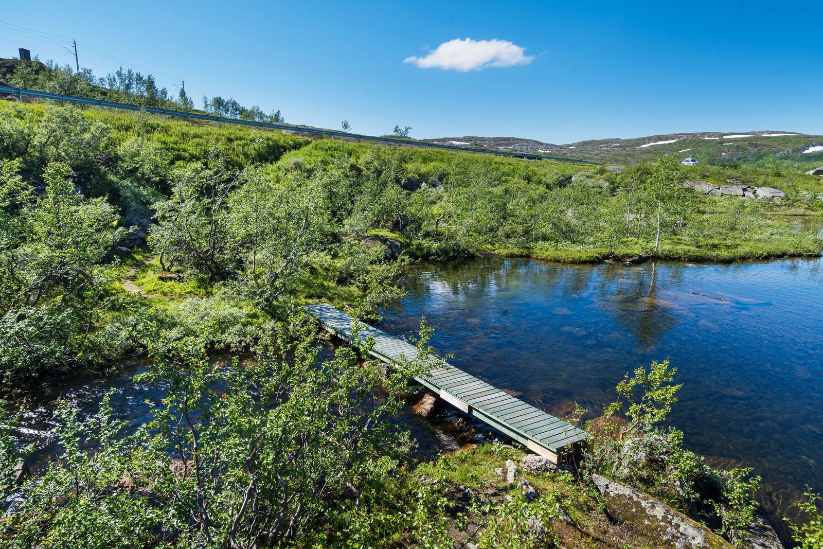 Gangsti/adkomst til hytta. Galleribilde