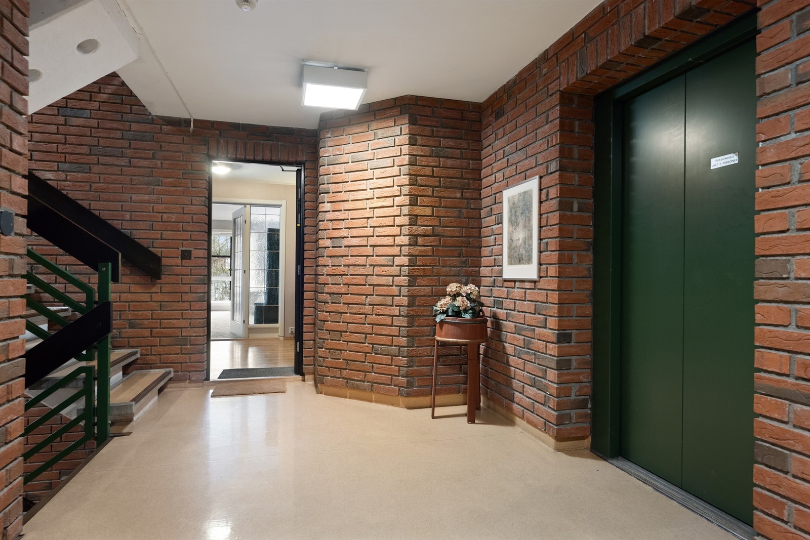 Det er heisadkomst til leilighetsplanet Galleribilde