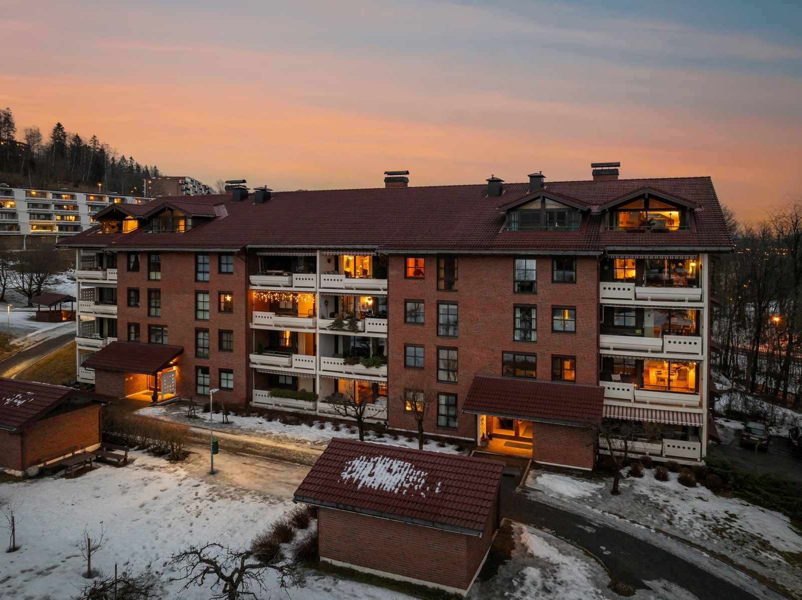 Området er kjent for grønne friområder Galleribilde