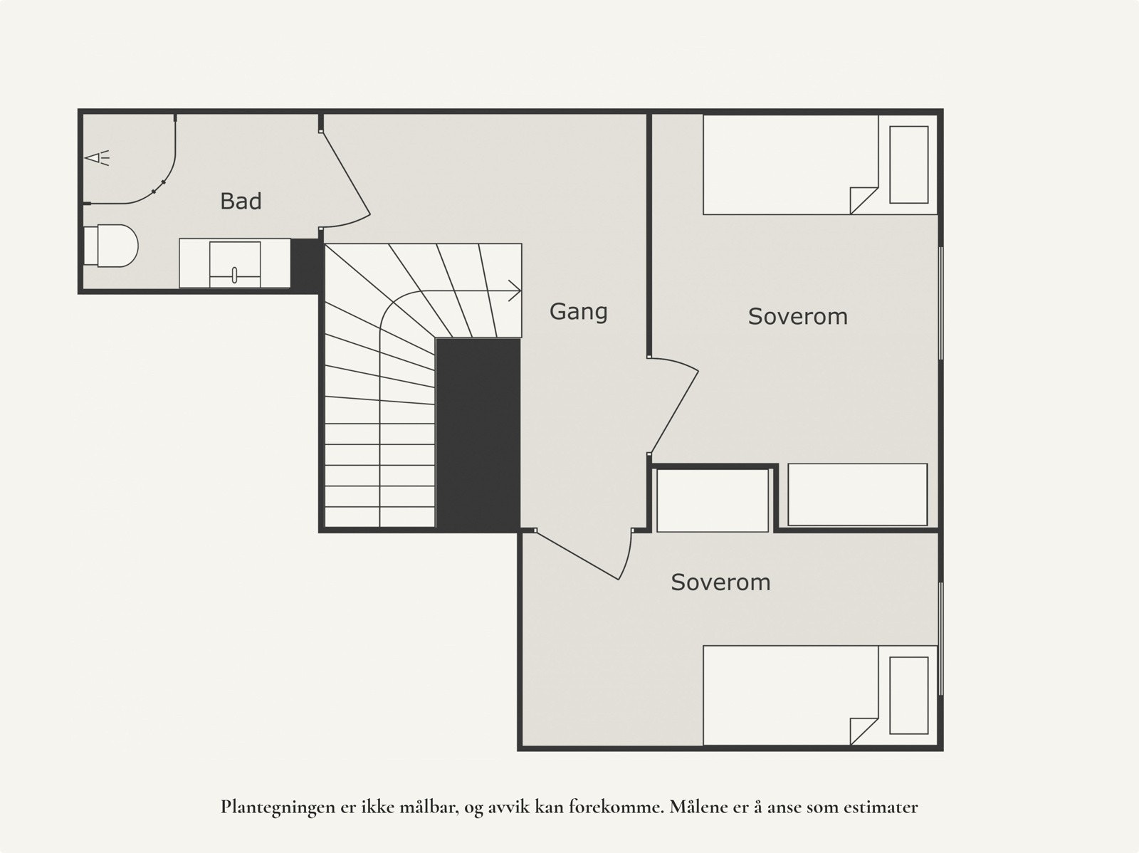 Plantegning underetasje. Galleribilde