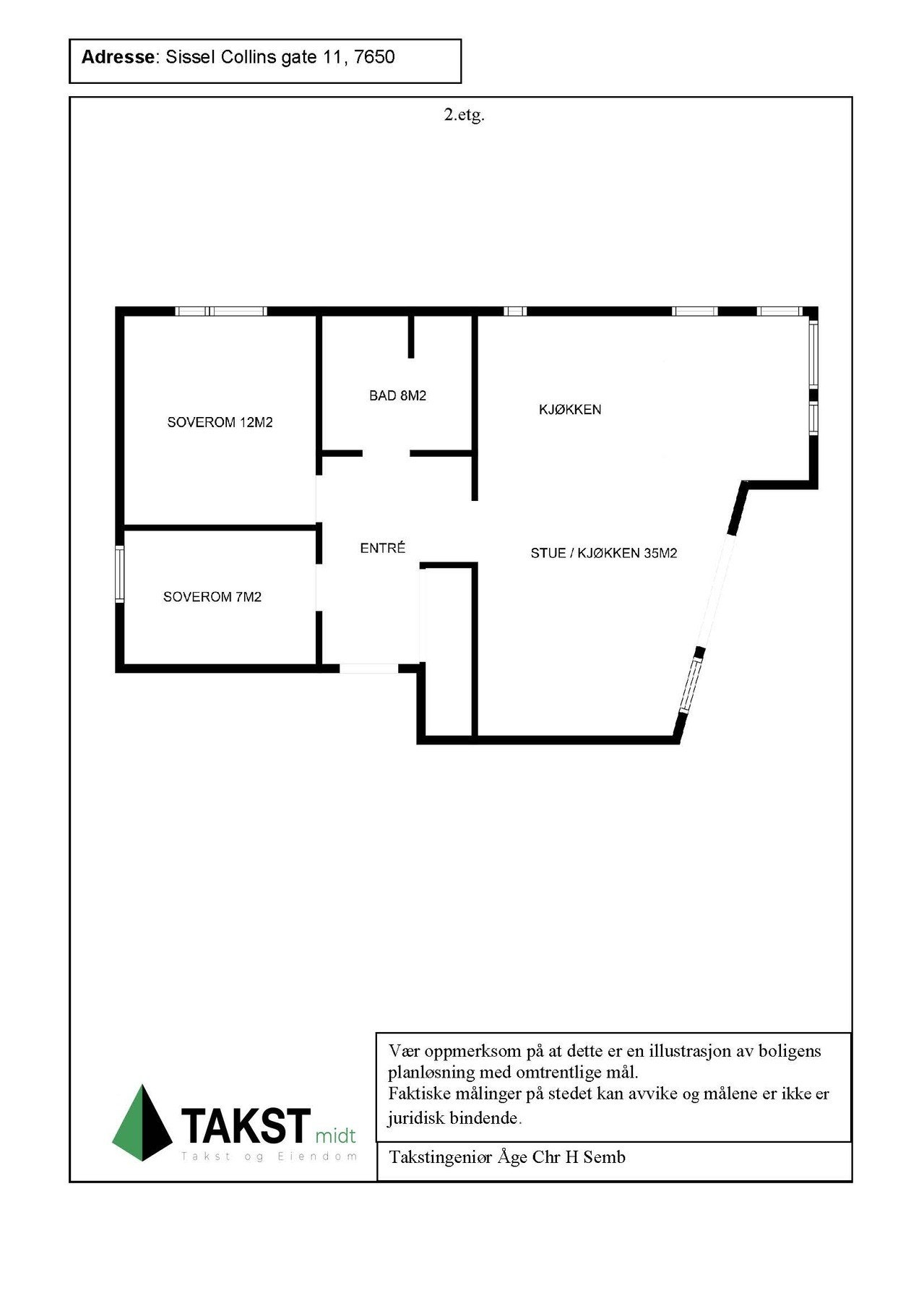 Planskisse. Galleribilde