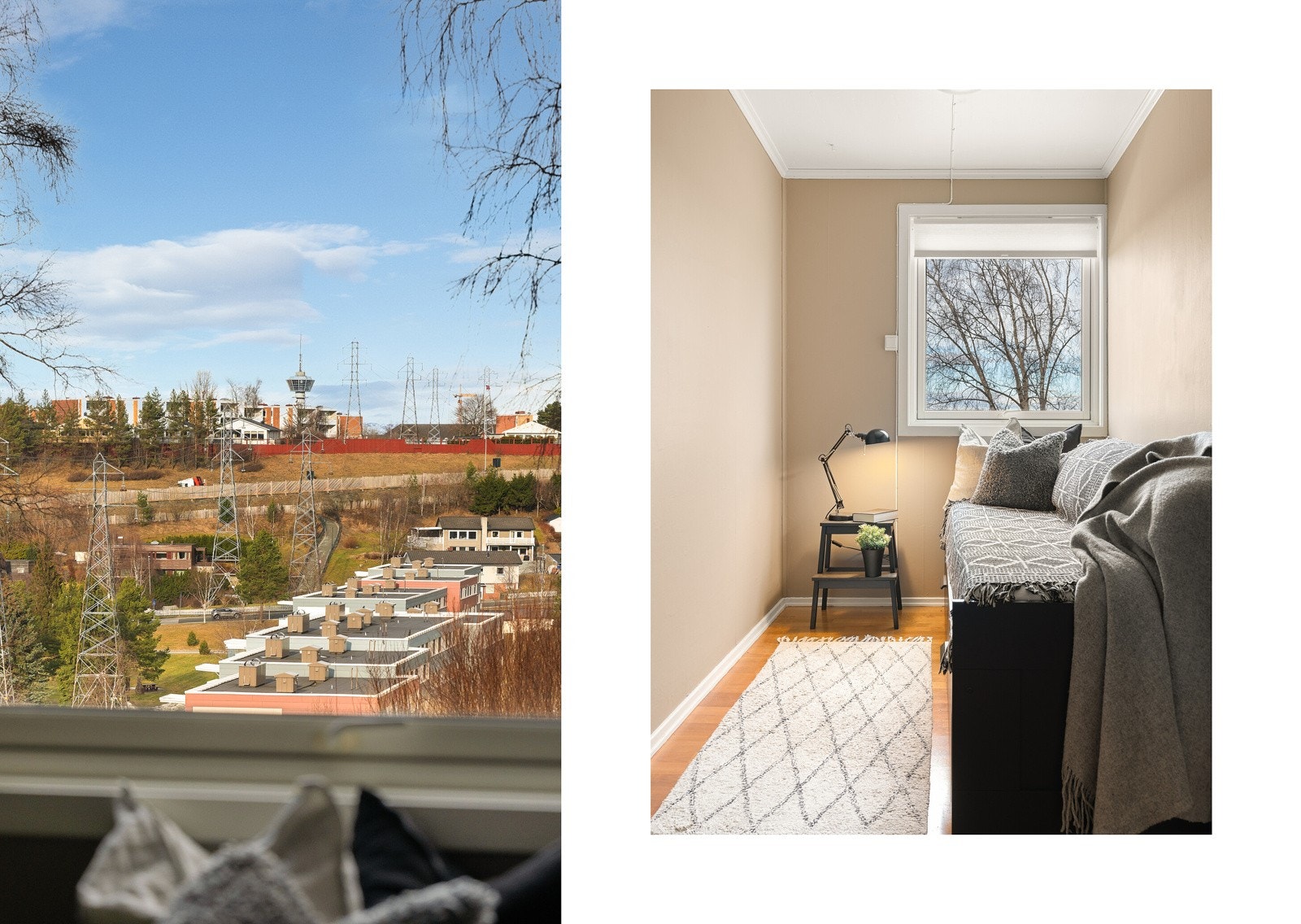 Fra soveromsvinduet har man flott utsikt over nærområdet. Galleribilde