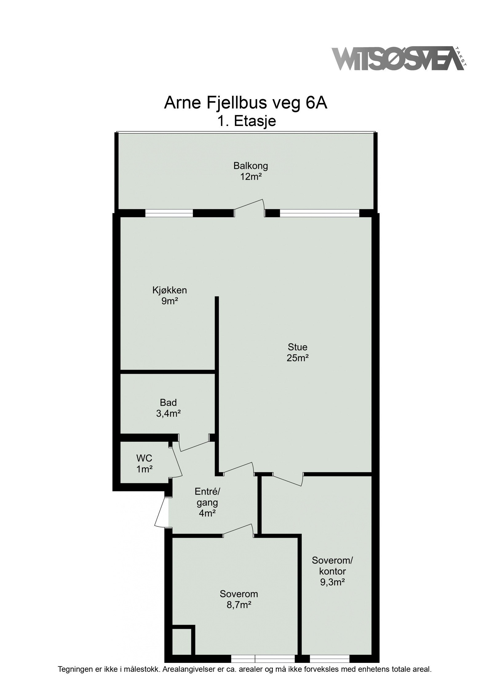 Planskisse. Galleribilde