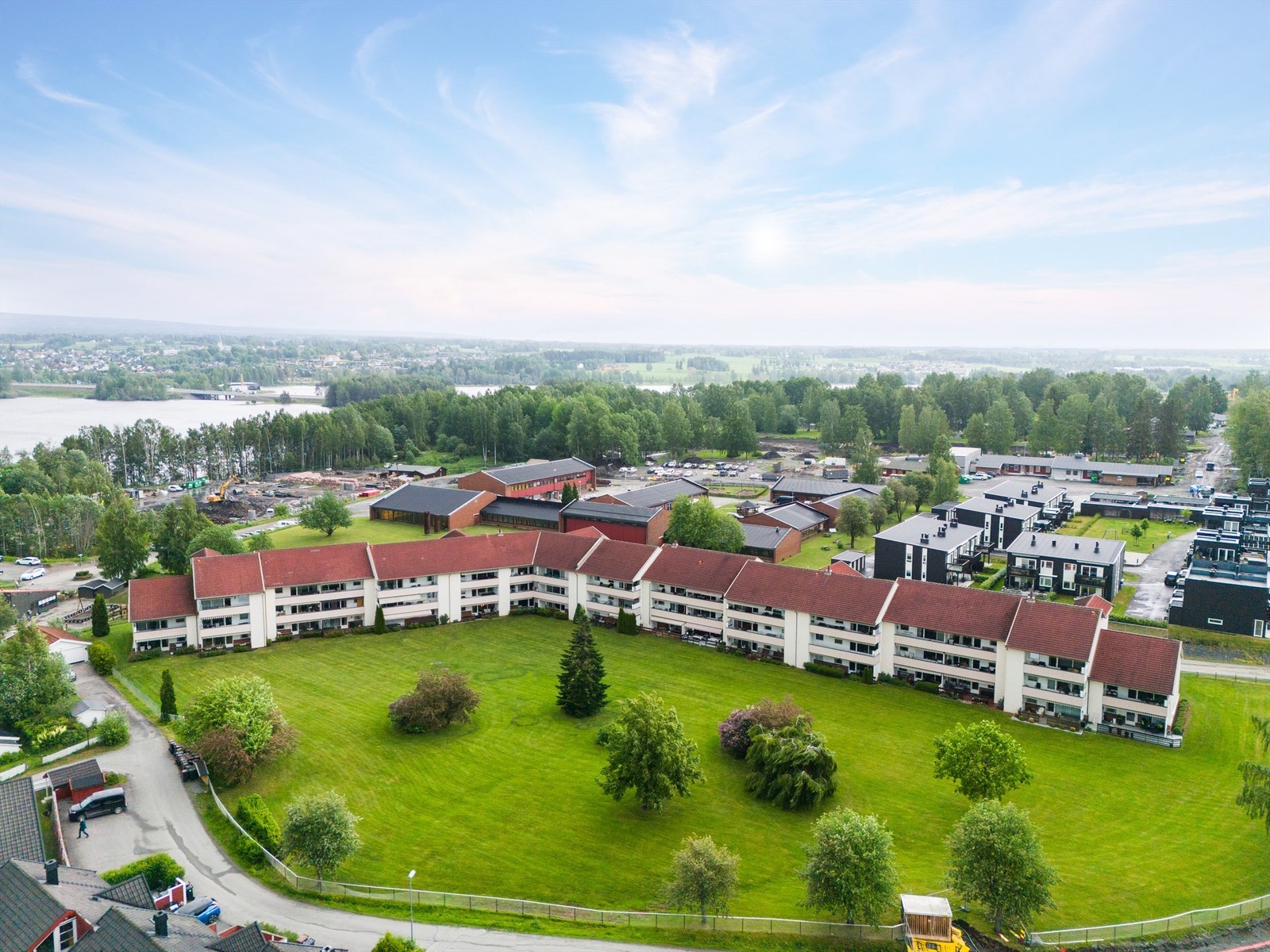 Dronefoto Galleribilde