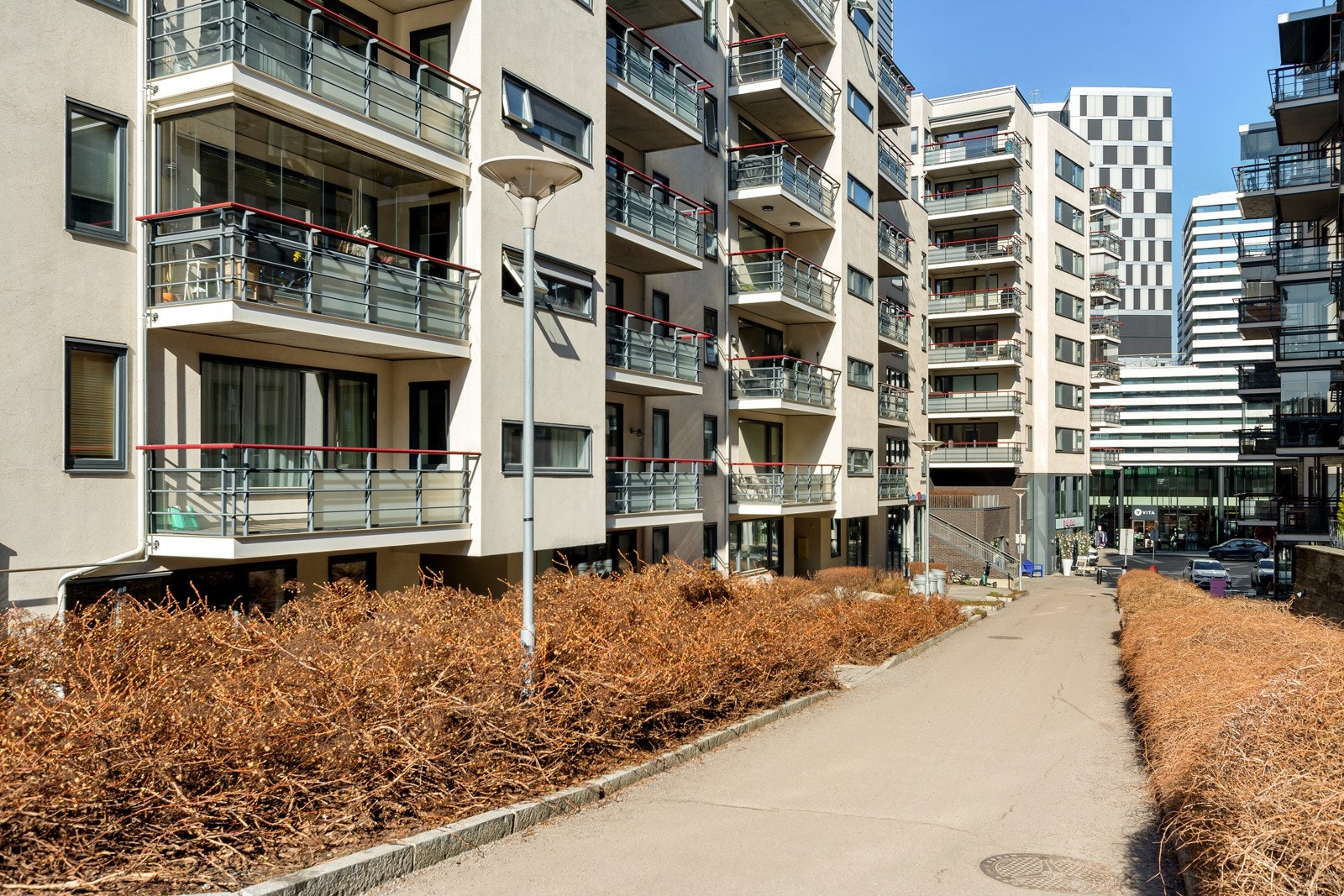 Inngangsparti med callingsystem. Galleribilde