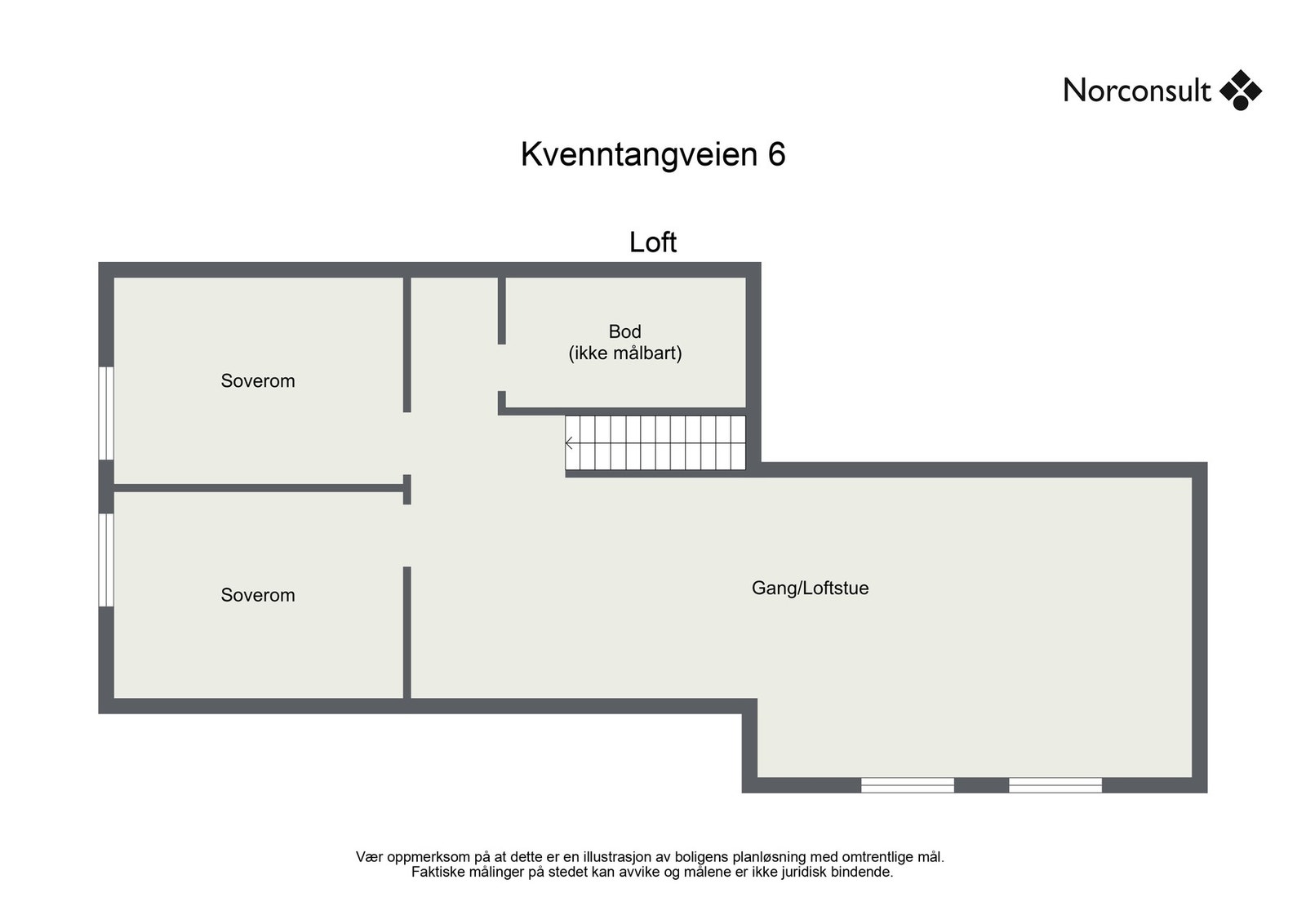 Planskisse - Loft Galleribilde