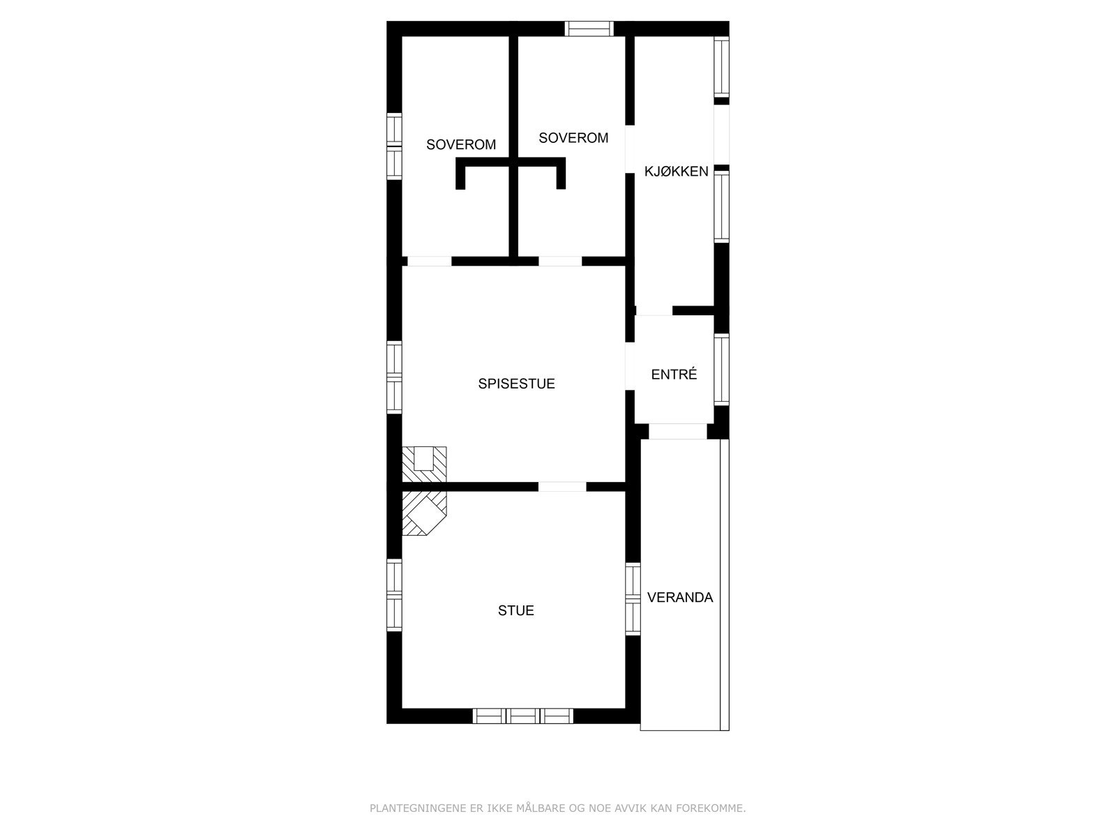 Plantegning Galleribilde