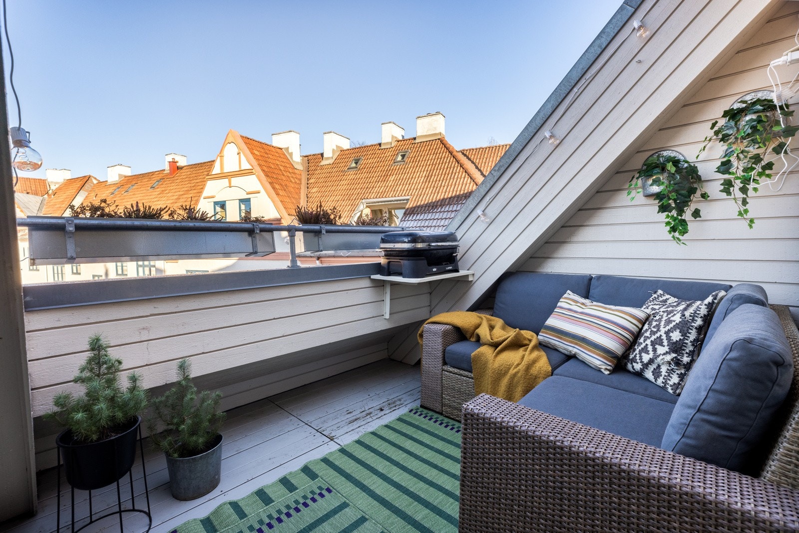 Takterrassen er usjenert. Galleribilde