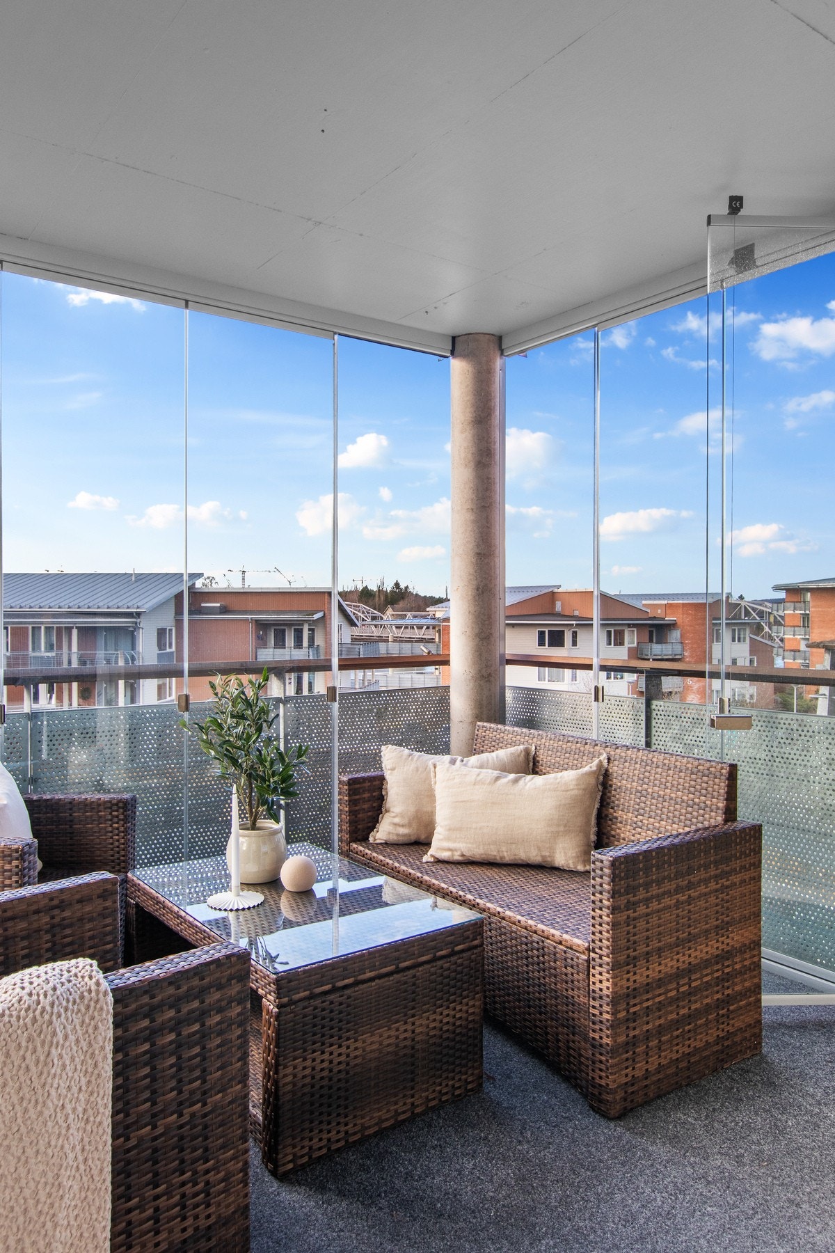 Innglasset Veranda. Galleribilde