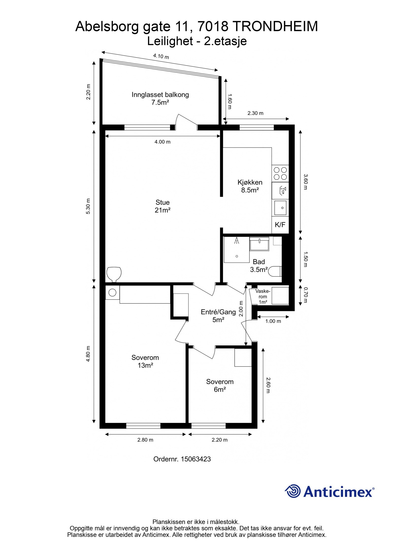 Plantegning. Galleribilde