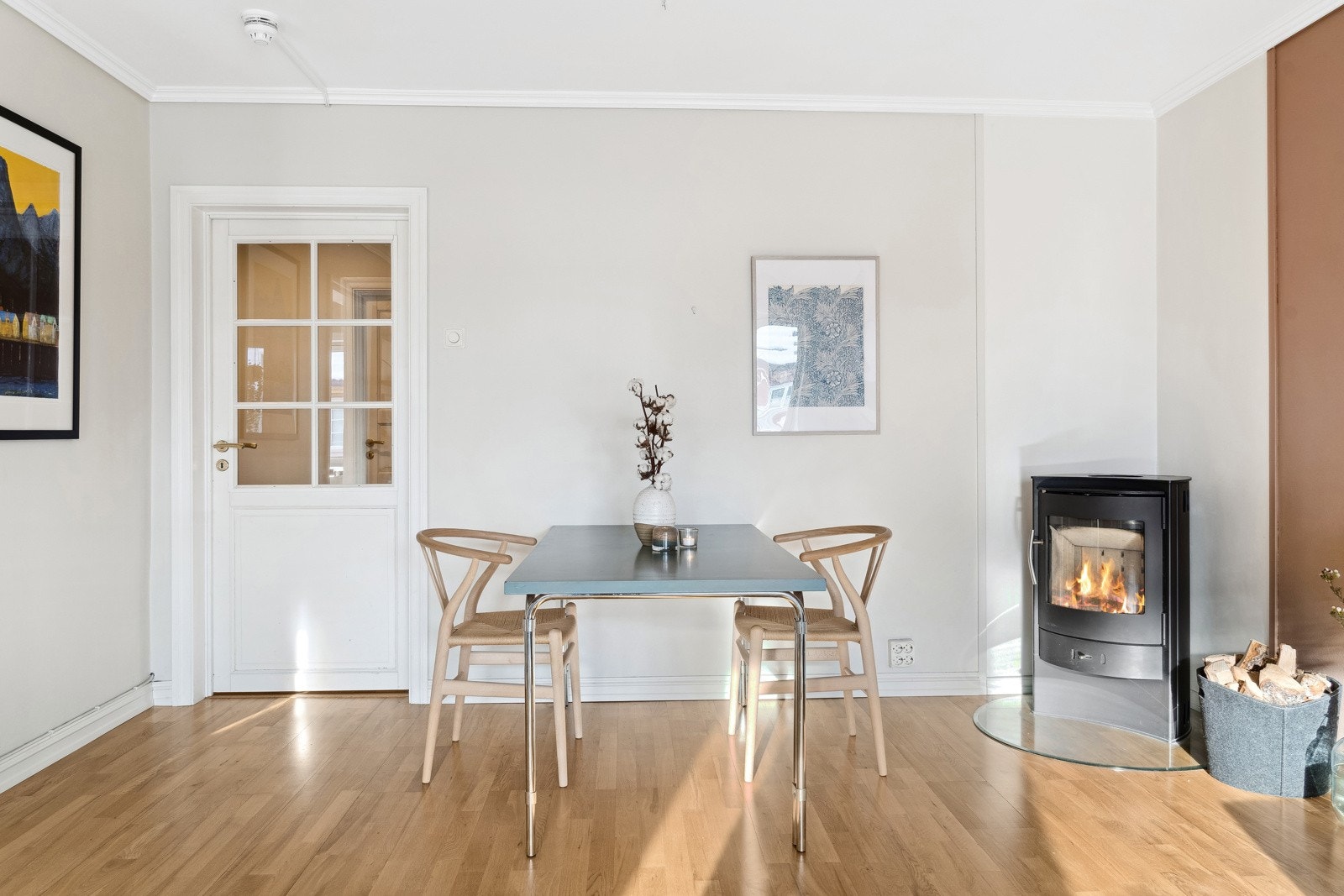 Det er god plass til spisestue i ønsket størrelse. Galleribilde