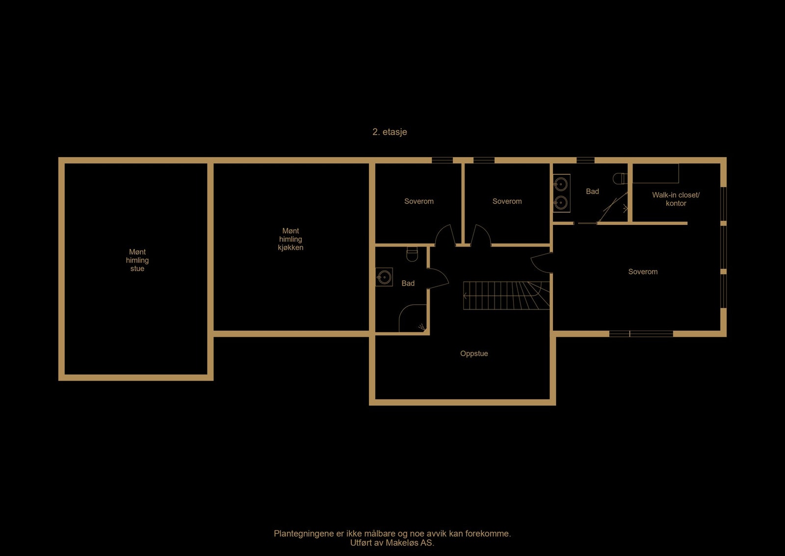 Plantegning (illustrasjon, avvik kan forekomme)