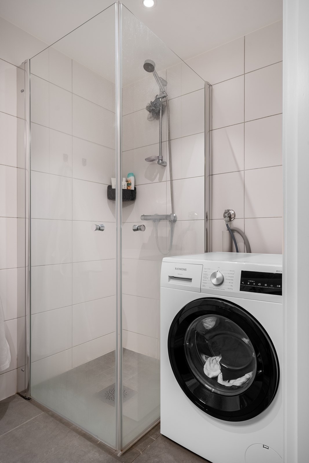 Badet er praktisk. Galleribilde