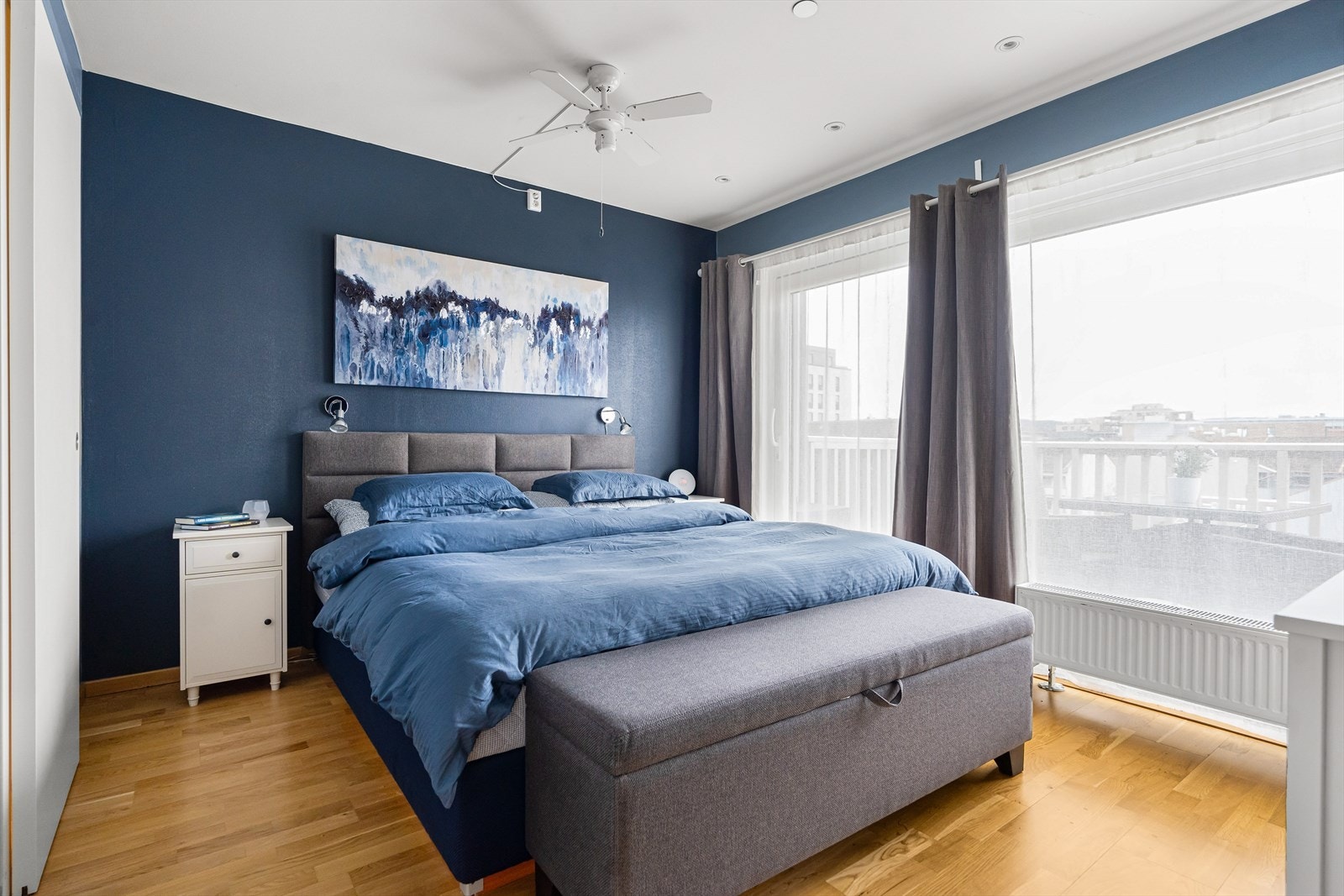 Toppleiligheten har tre gode soverom av god størrelse. Galleribilde