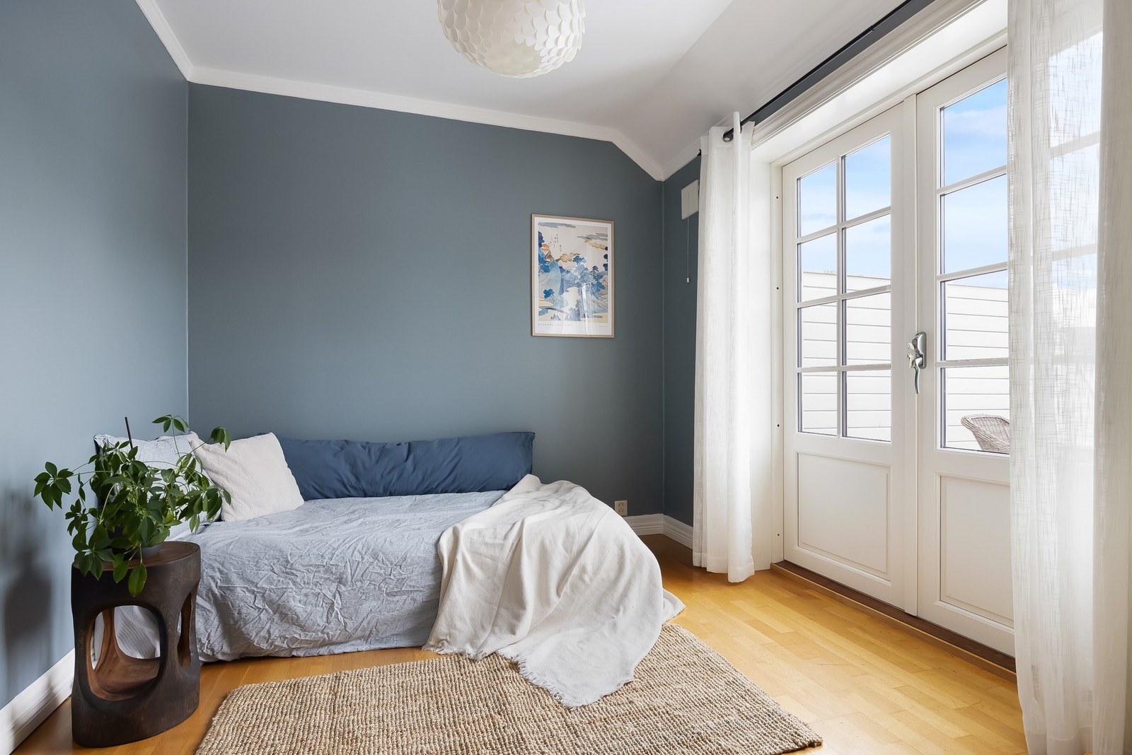 Det andre soverommet har også utgang til terrassen. Galleribilde