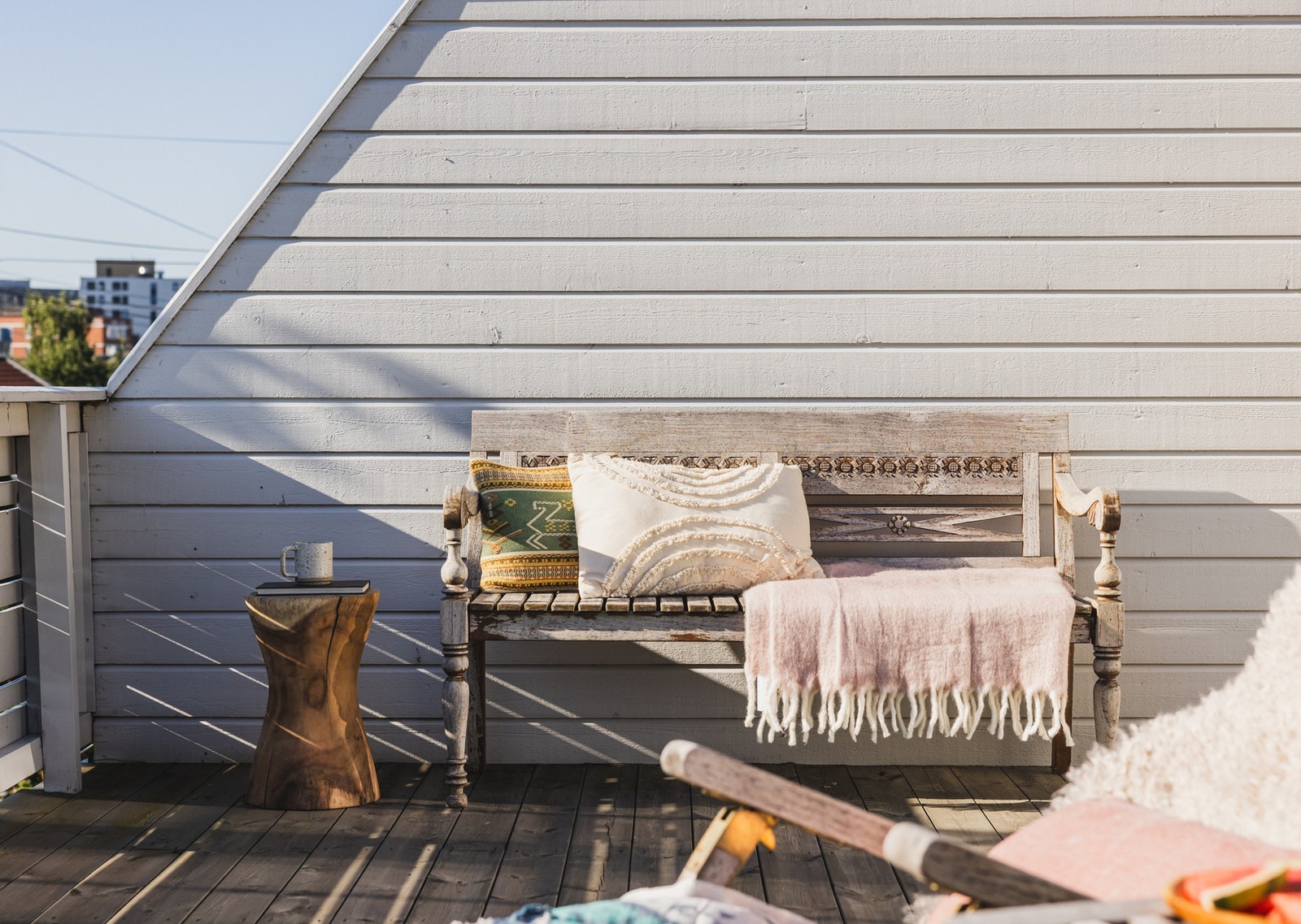 Her kan du nyte morgensolen om sommeren. Galleribilde