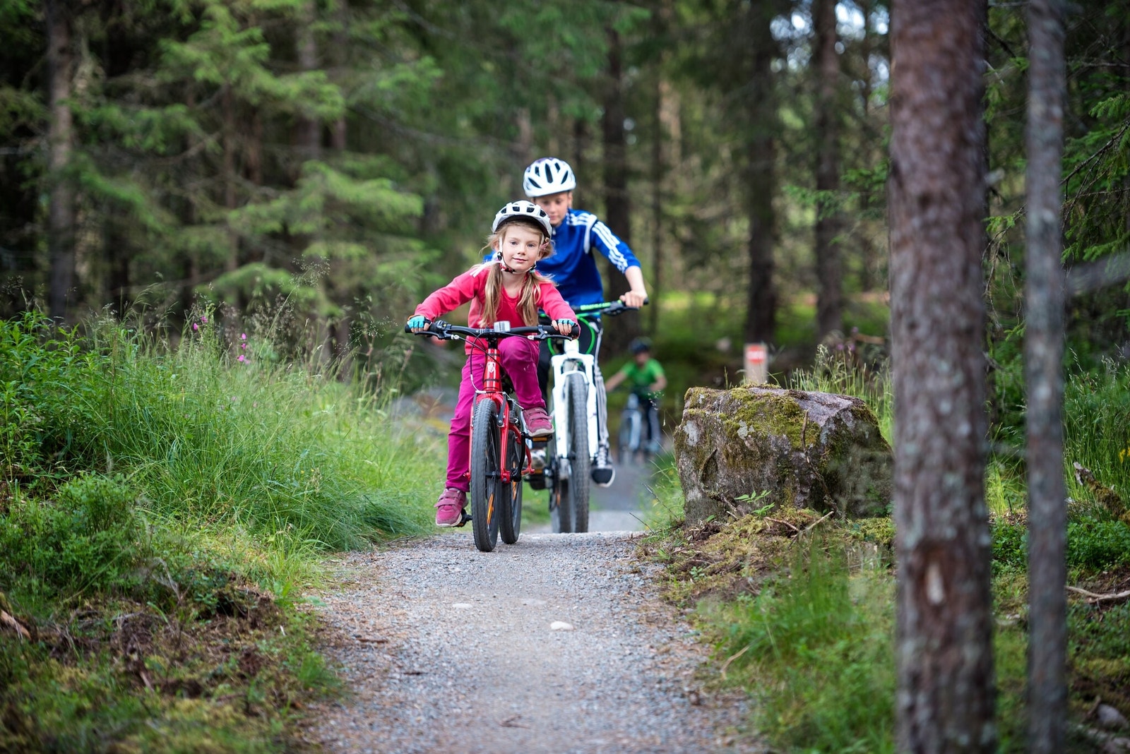 Sykling for liten og for stor. Galleribilde