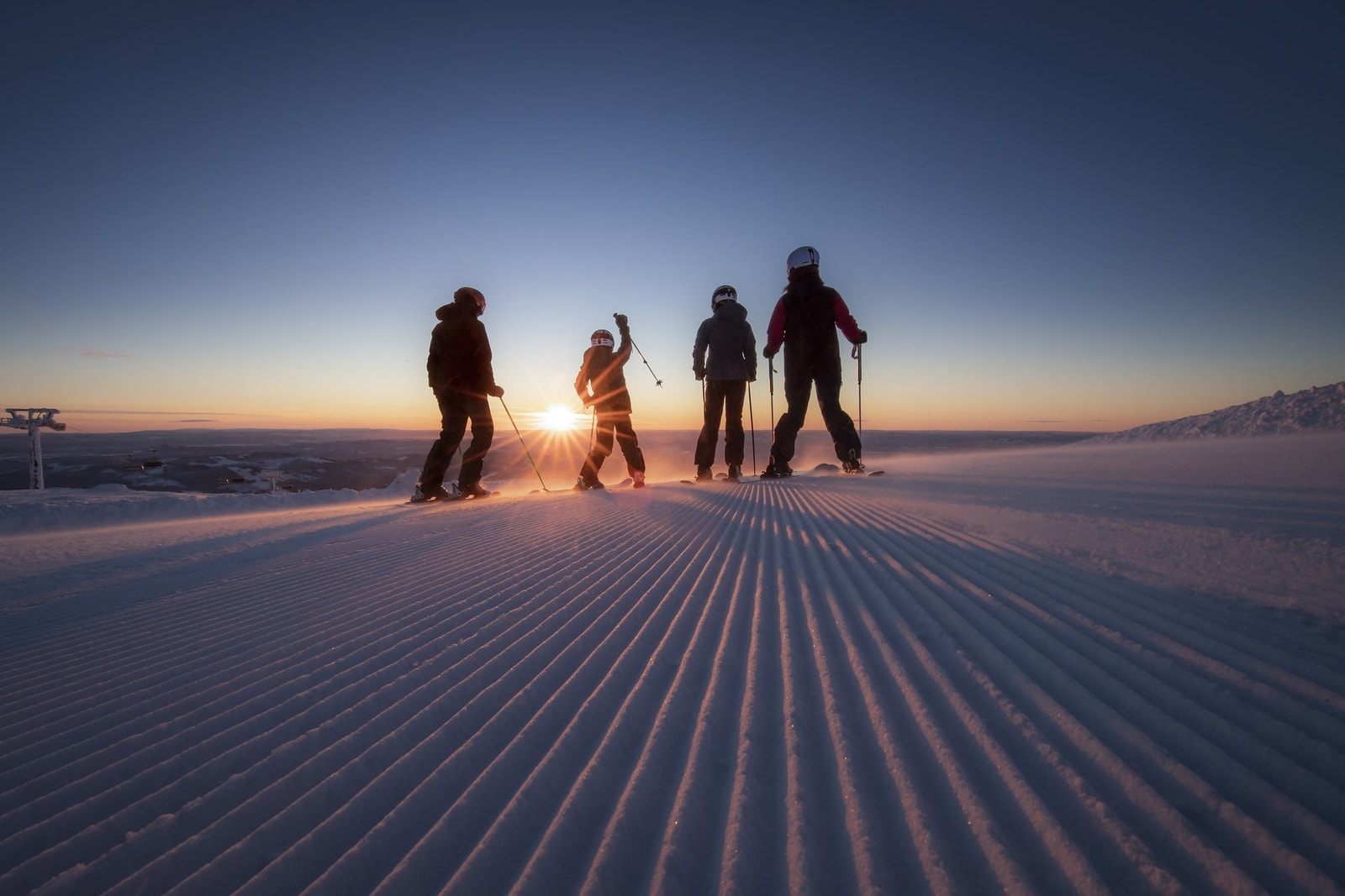 Klare for en dag i bakken. Galleribilde