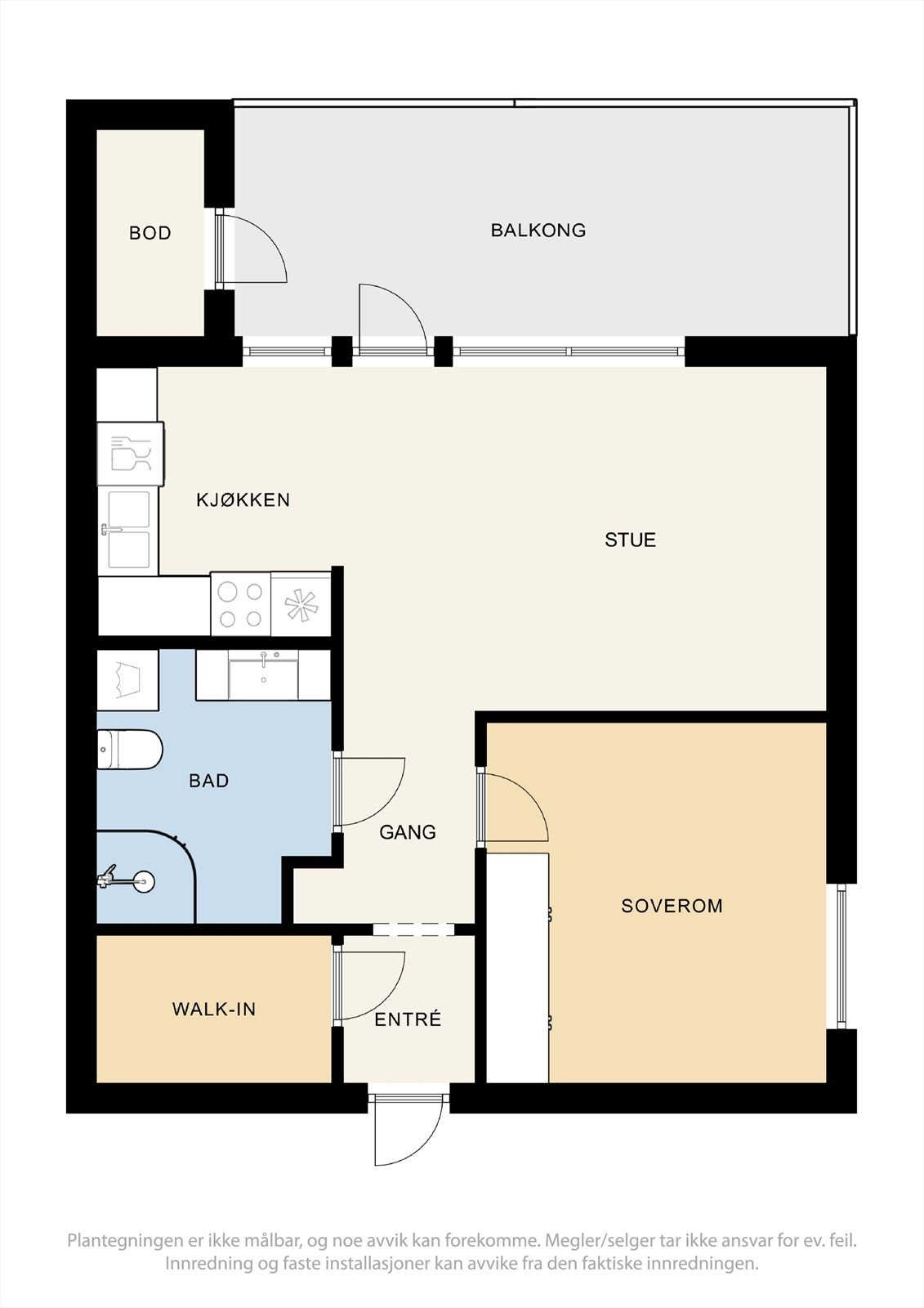 Plantegning Galleribilde