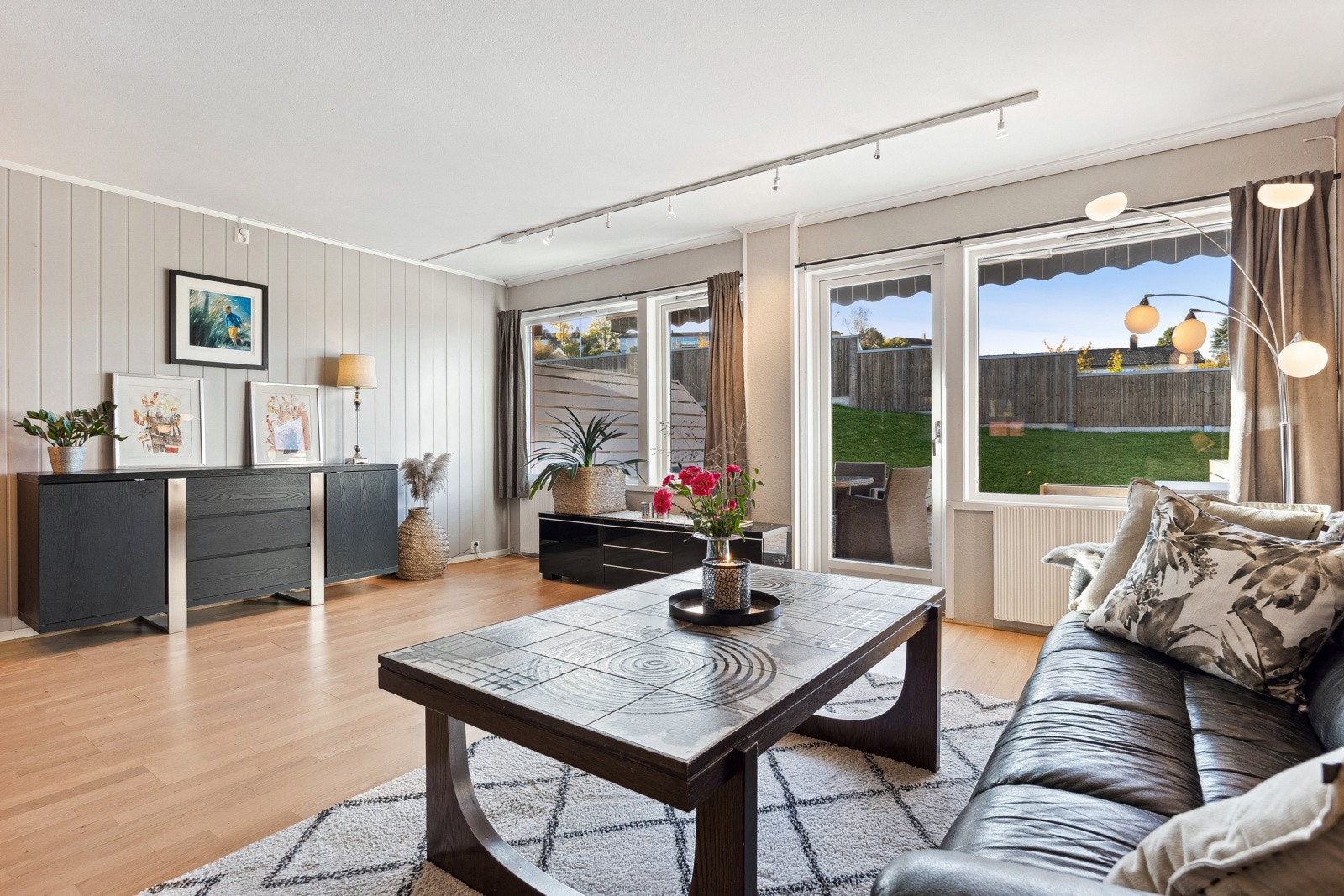 Beliggenheten i enden av feltet gjør at man er skjermet for sjenerende innsyn. Galleribilde