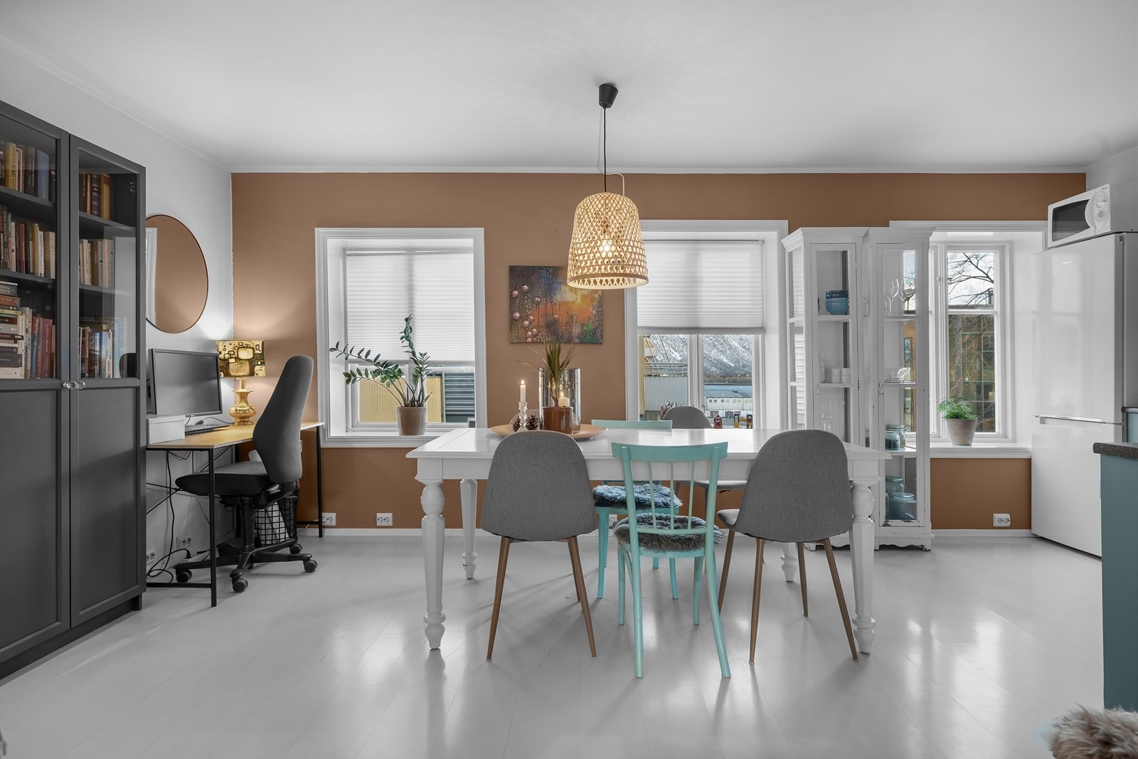 Moderne farvevalg. Galleribilde