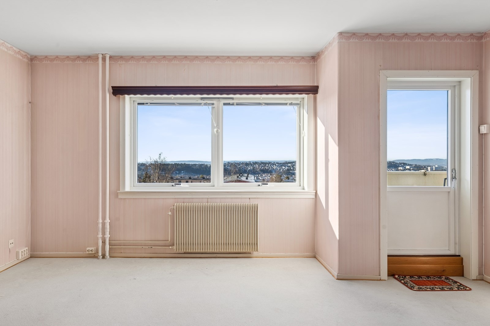 Stue med utgang til balkong Galleribilde