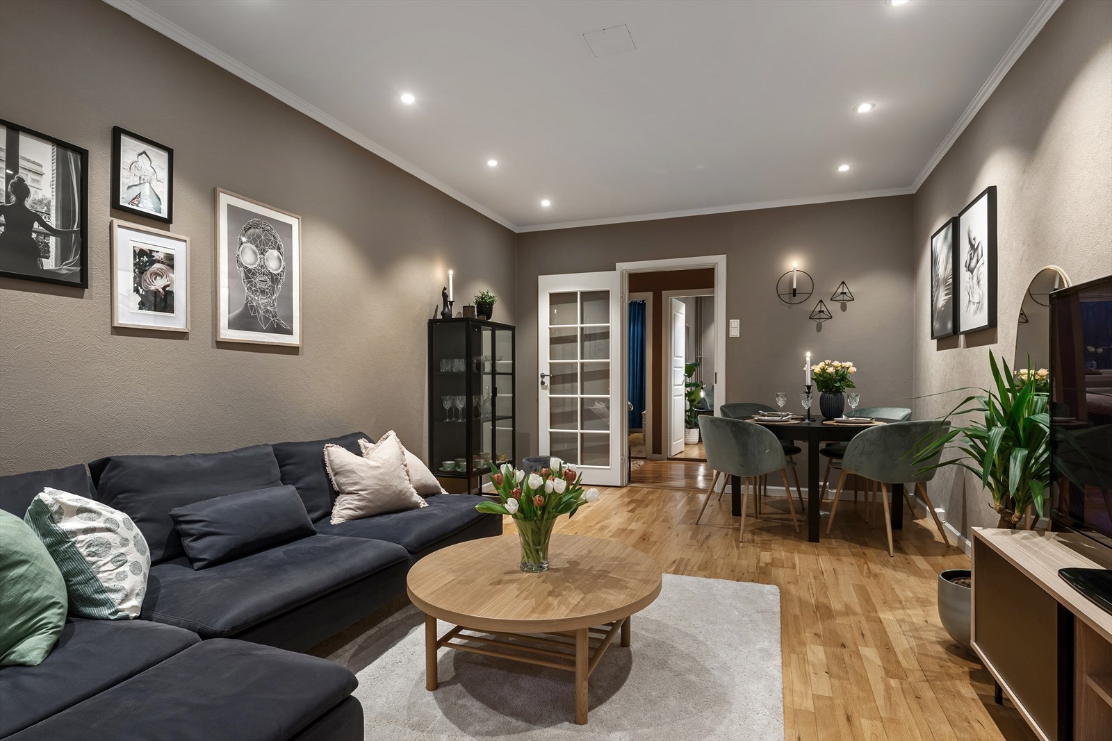 Her er det bare å glede seg til hyggelige selskapskvelder! Galleribilde