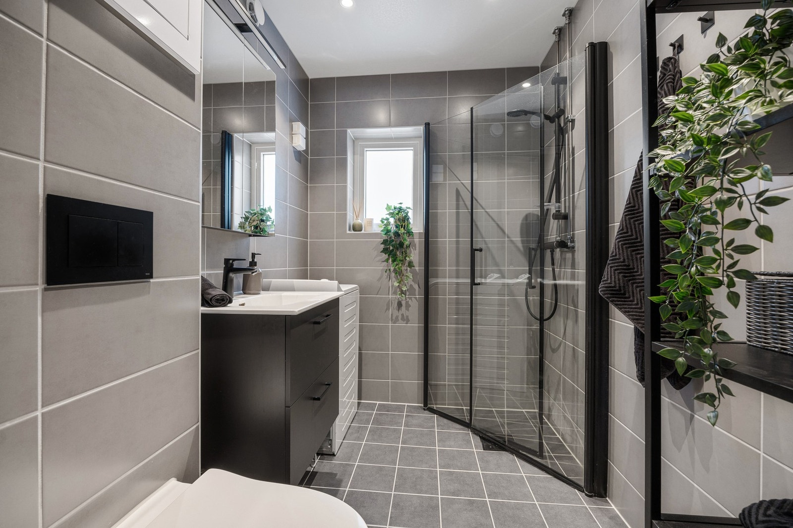 Badet er nytt fra 2022 og ble rehabilitert i regi av borettslaget. Galleribilde