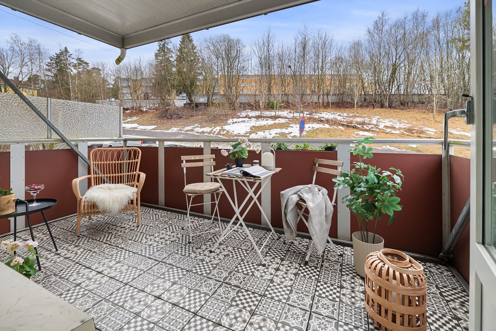 Nordvestvendt balkong på ca. 8 kvm. Galleribilde