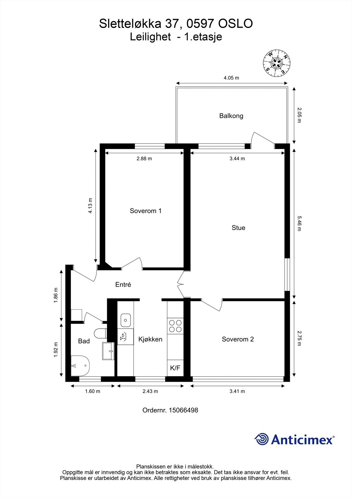 Plantegning Galleribilde