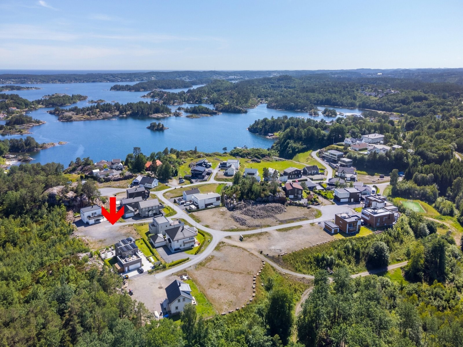 Velkommen til Løvøya - Flott tomt i maritime omgivelser med beliggenhet innerst i blindvei! Galleribilde