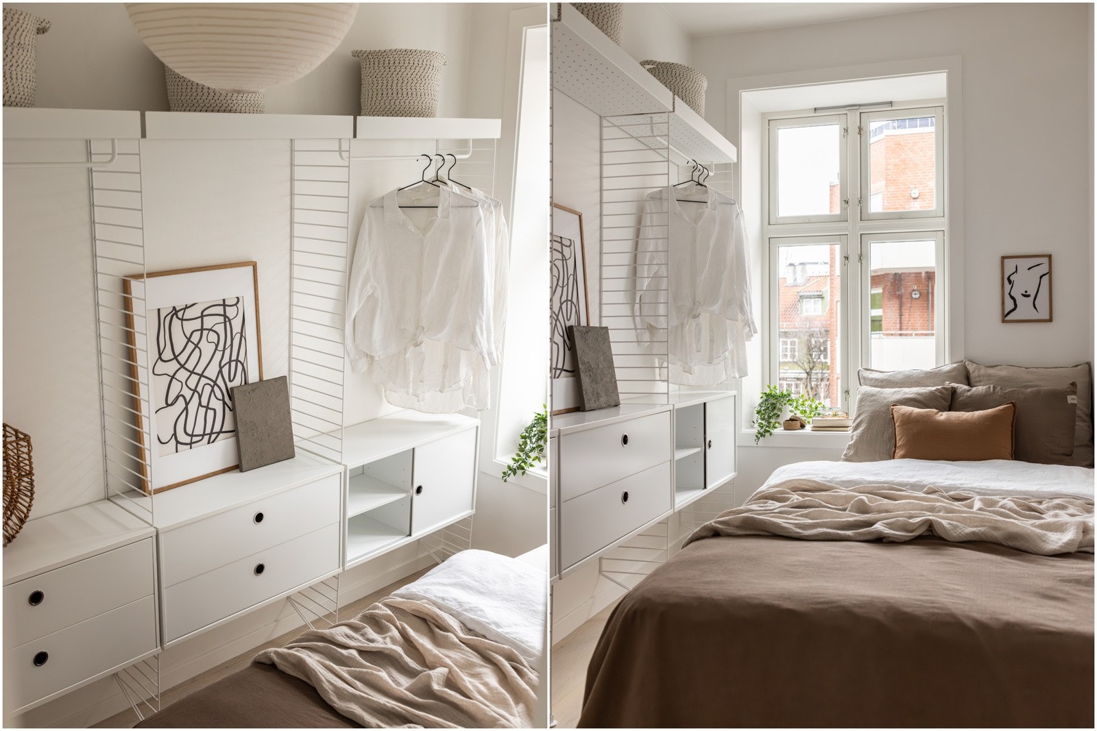 Soverom med plass til garderobeløsning. Galleribilde