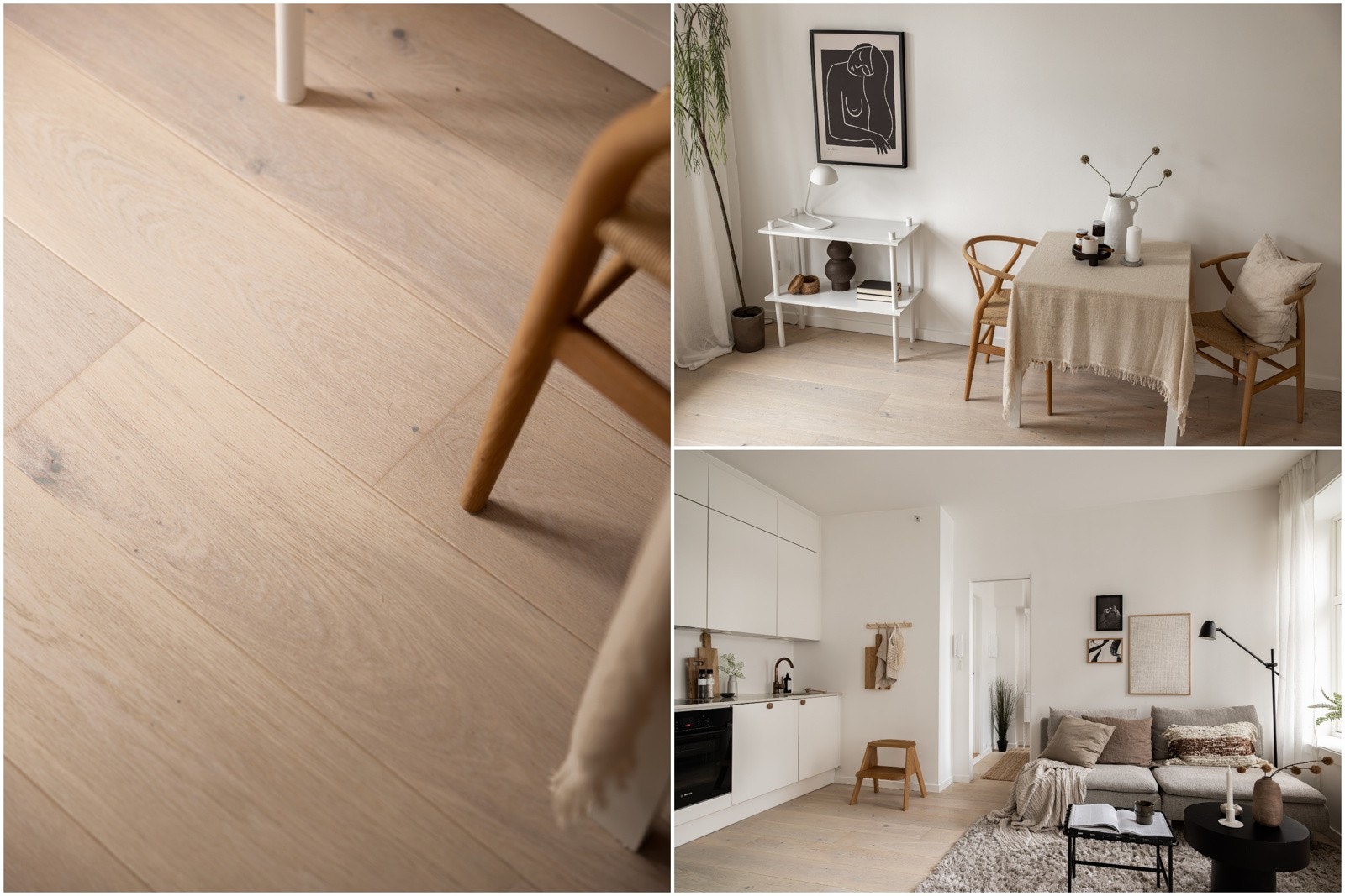 1-stavs eikeparkett på gulv fra 2016. Galleribilde