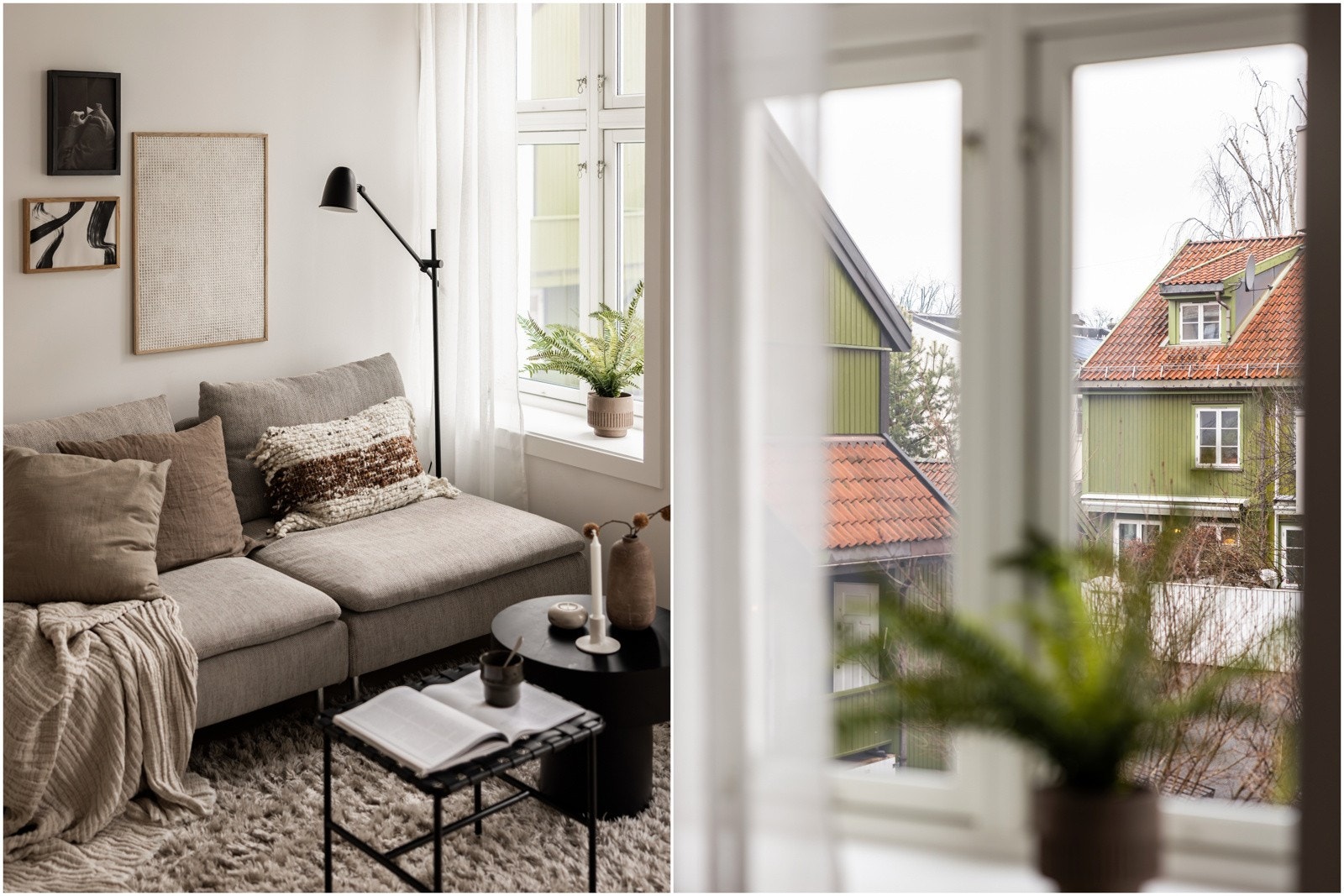 Hyggelig utsikt mot den ærverdige trehusbebyggelsen i Maridalsveien. Galleribilde