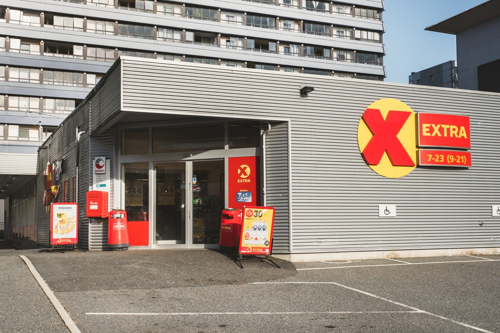 Coop Extra på borettslagets tomt er for tiden under oppussing, estimert gjenåpning i uke 39. Galleribilde