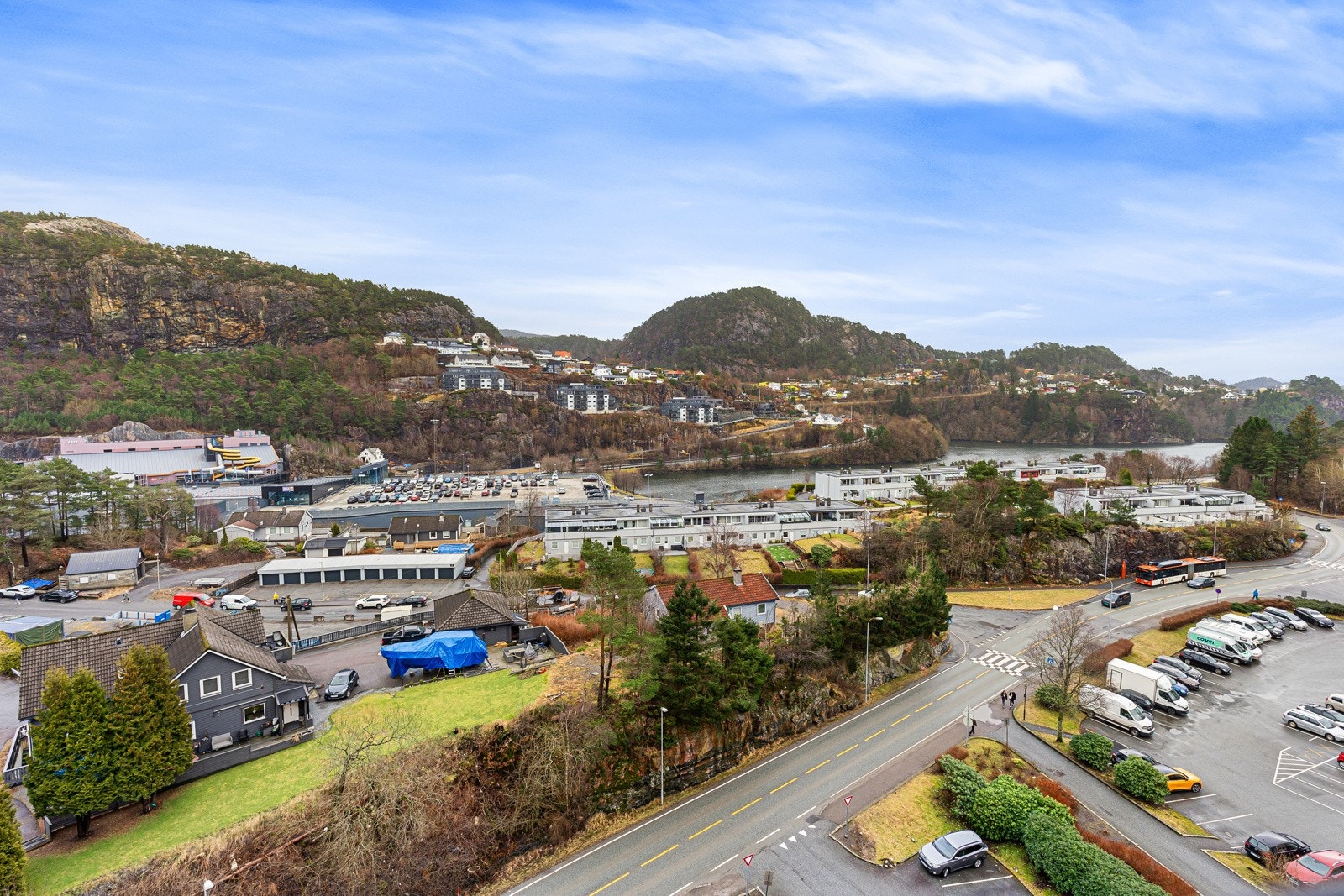 Utsikt fra kjøkkenvindu. Galleribilde