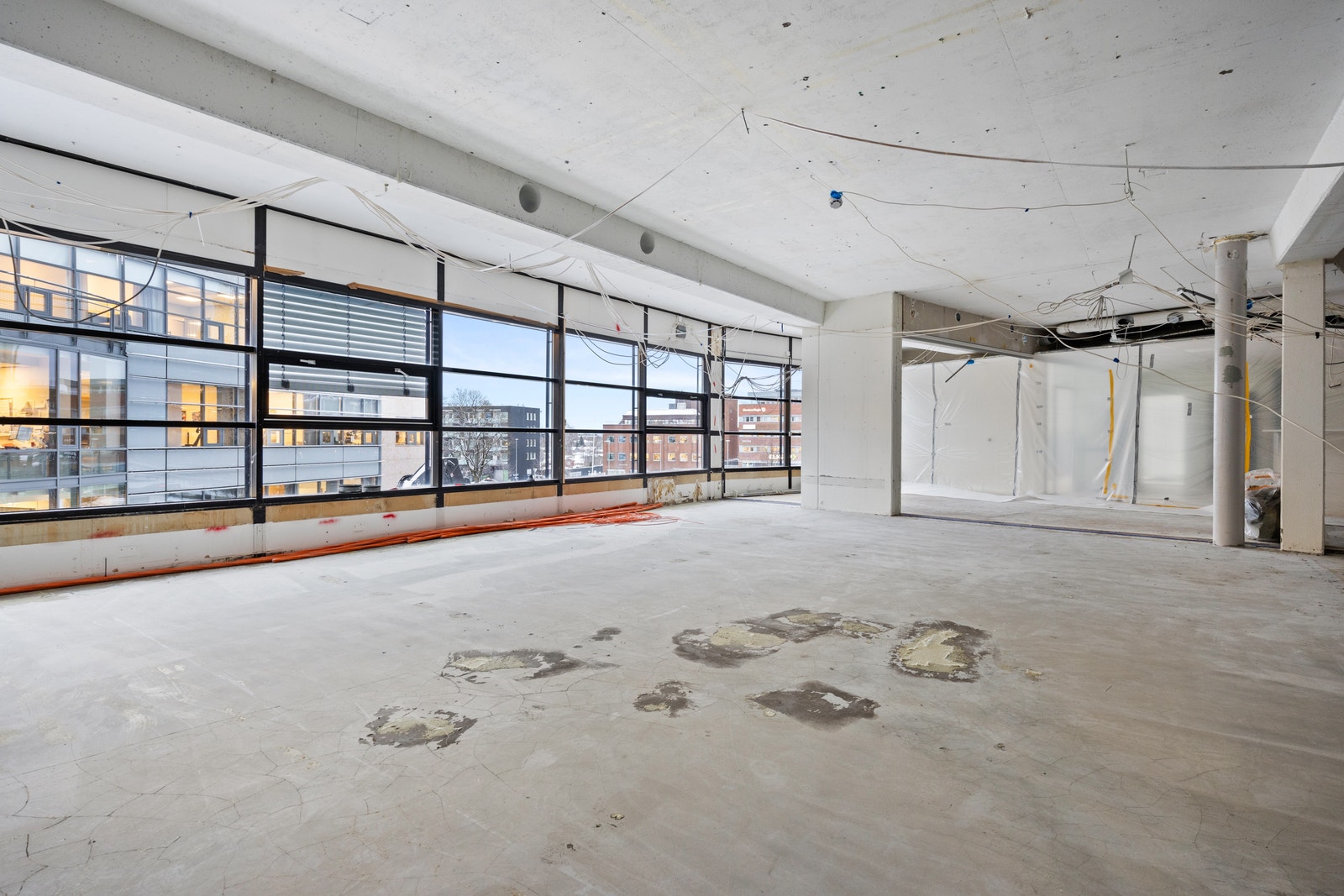 Rålokalet - står klart for å tilpasses ny leietakers ønske og behov. Galleribilde