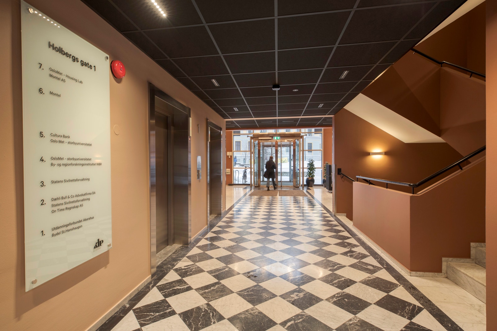 God skilting i gangen Galleribilde
