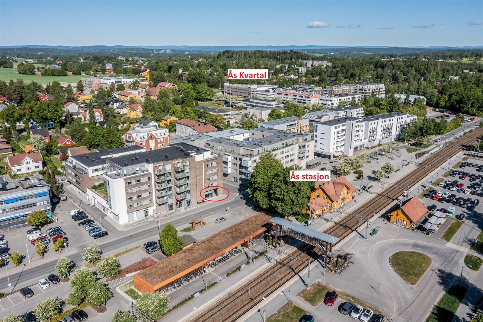 Brekkeveien 7A - Attraktive kontor-/forretningslokaler i hjertet av Ås sentrum. Galleribilde